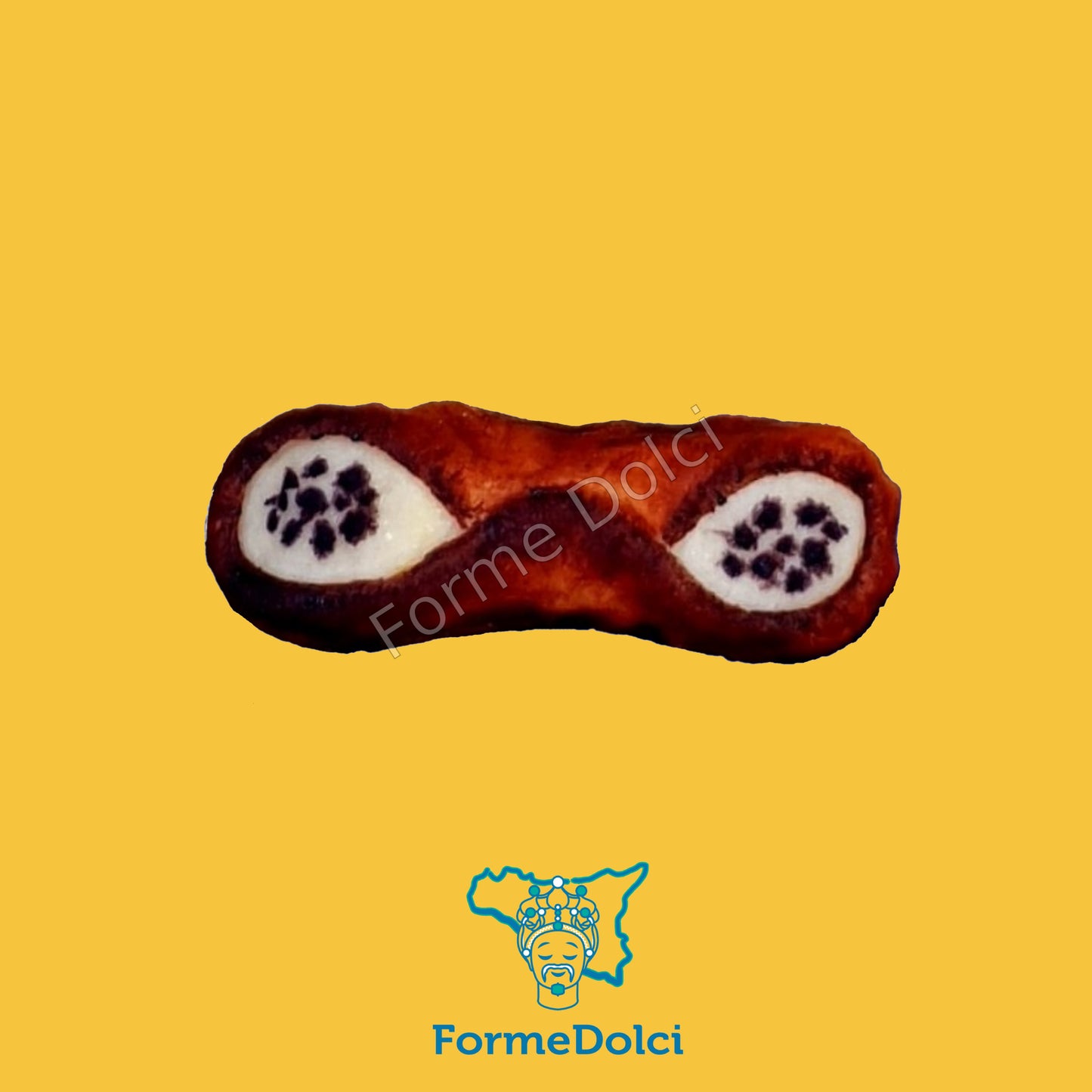 Stampo in gesso - Cannolo siciliano piccolo