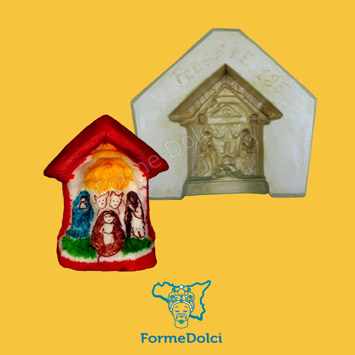 Stampo in gesso - Presepe