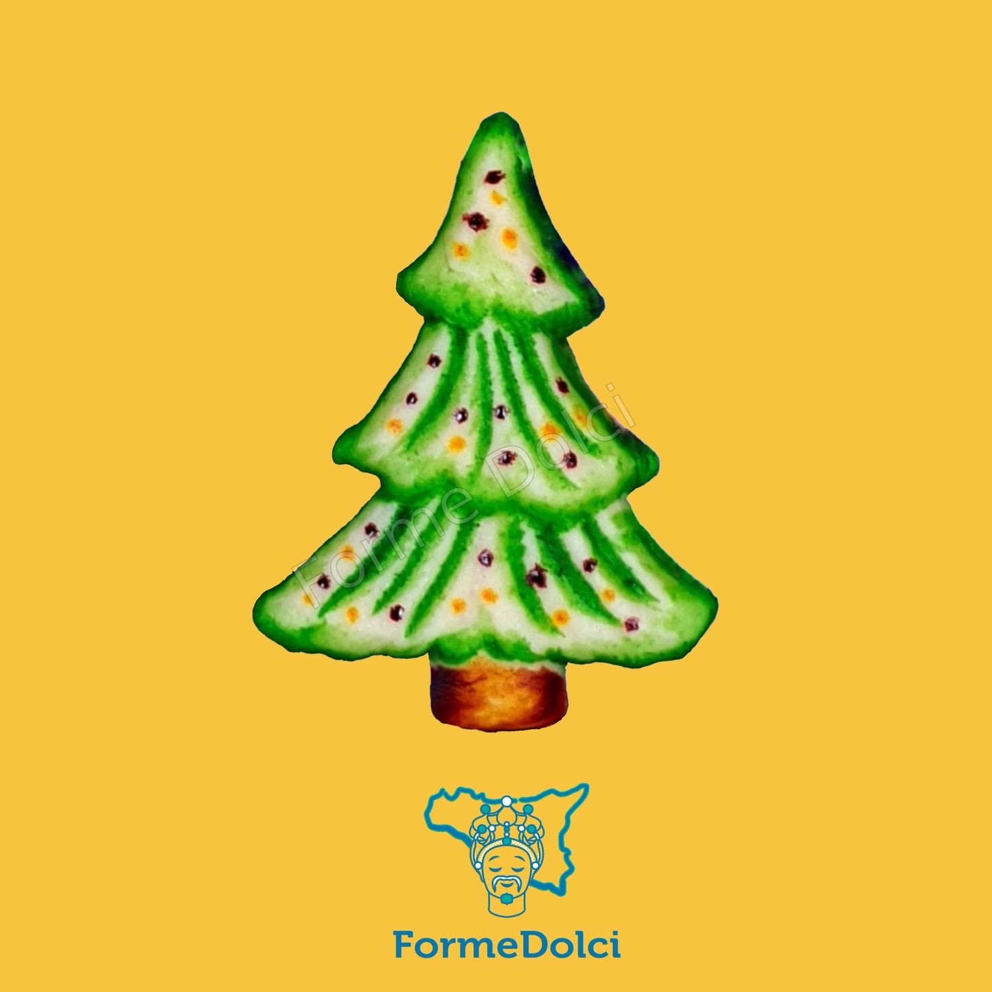 Stampo in gesso - Albero di natale piccolo