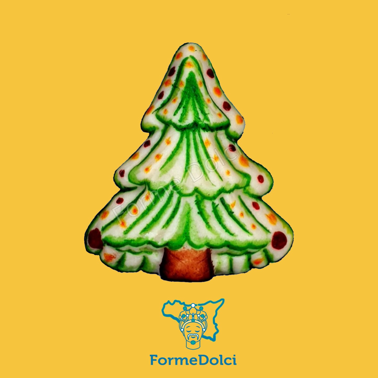 Stampo in gesso - Albero di natale grande