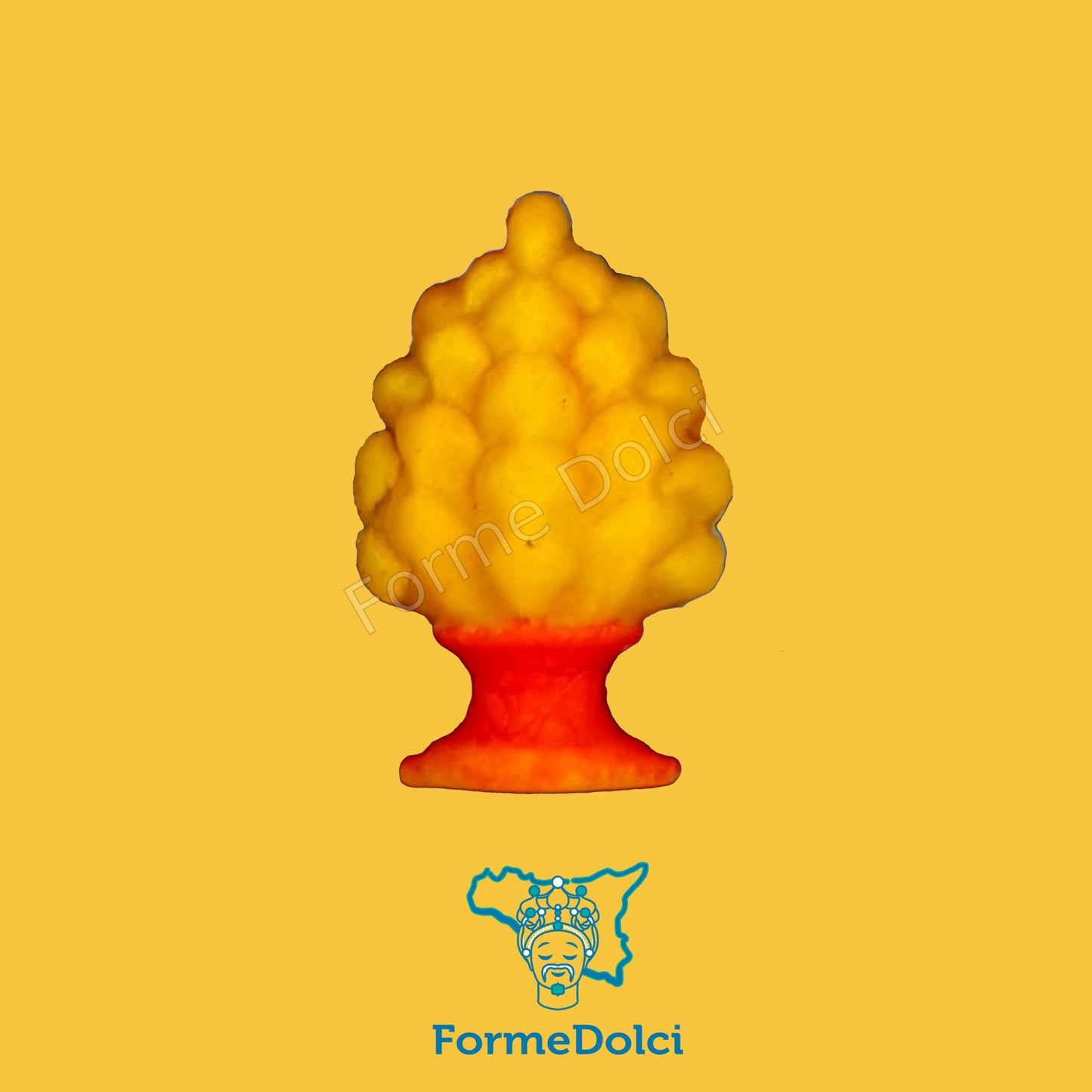 Stampo in gesso - Pigna