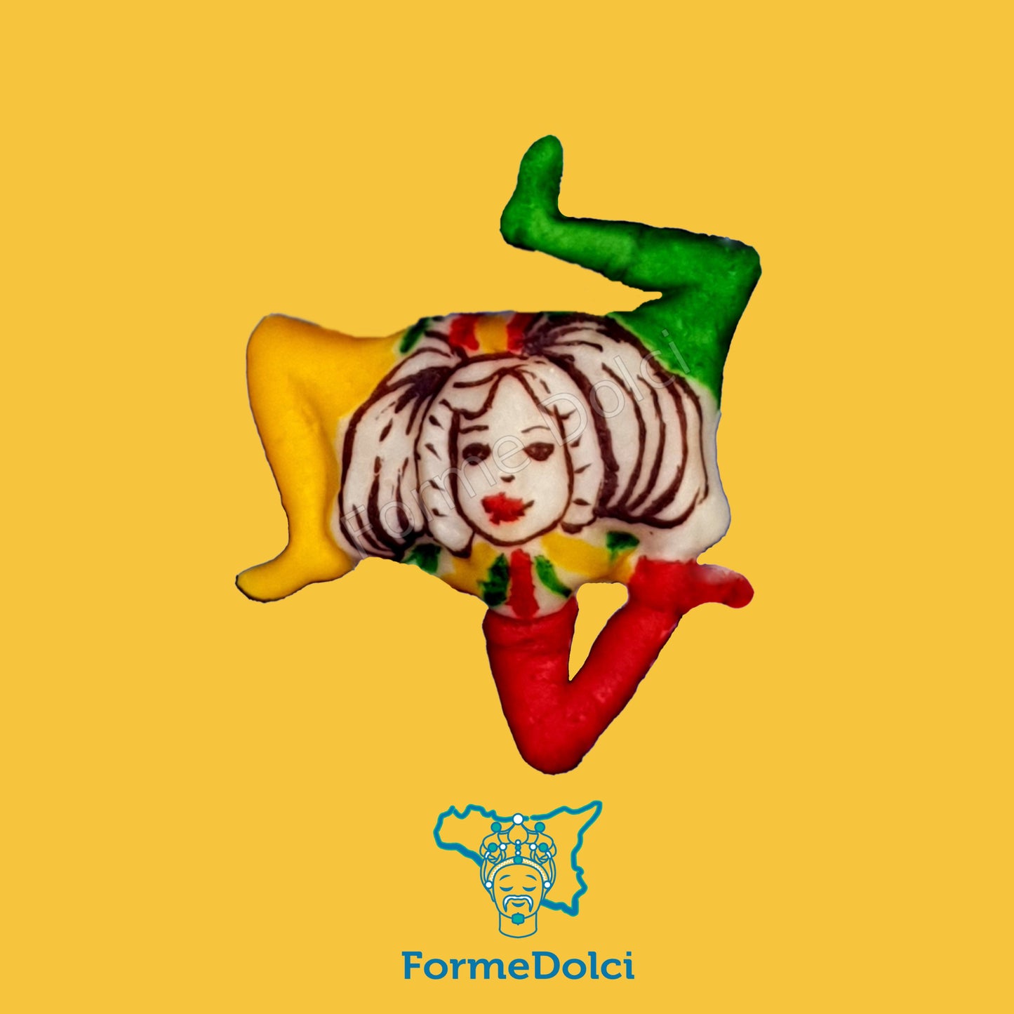 Stampo in gesso - Trinacria