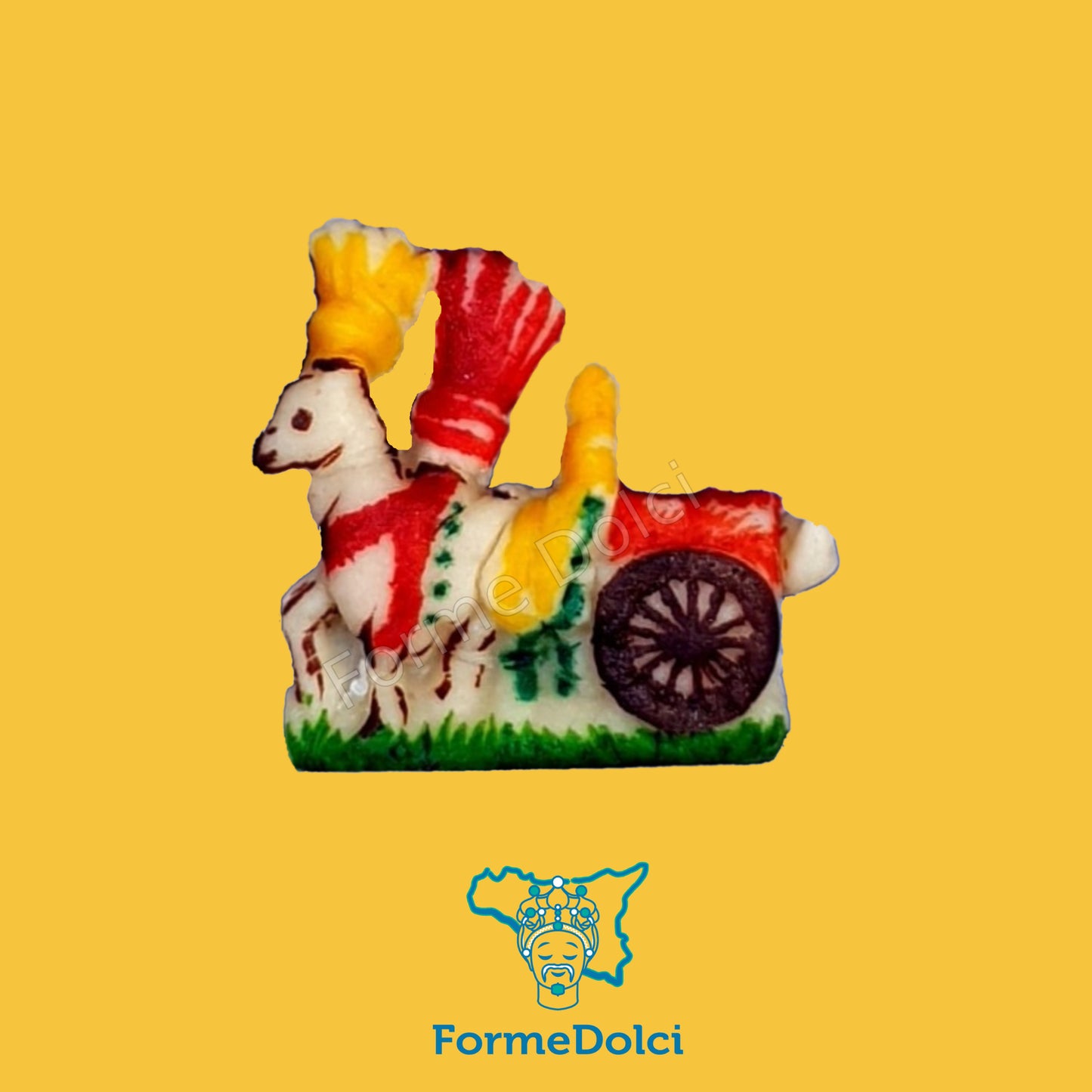 Stampo in gesso - Carretto siciliano