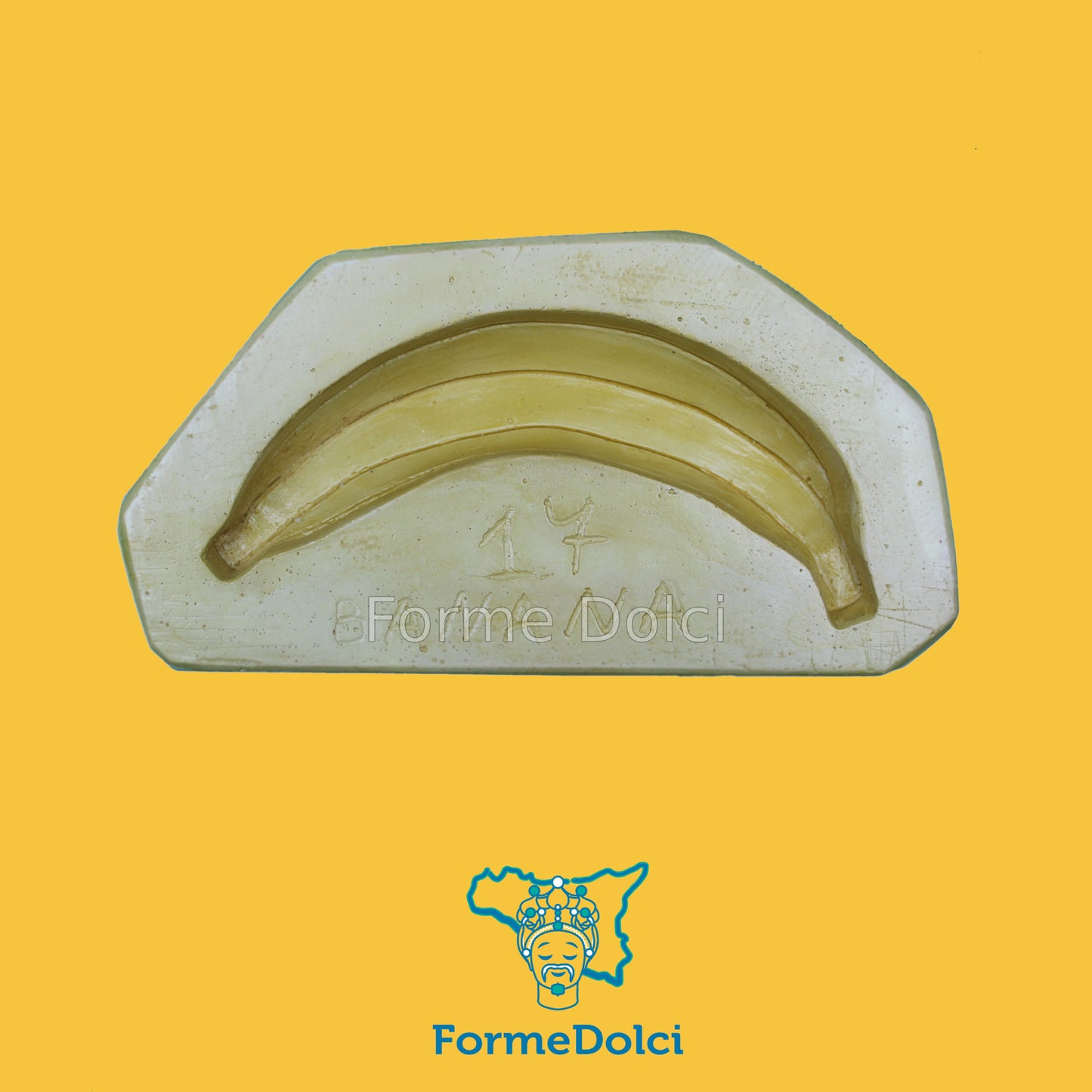 Stampo in gesso - Banana grande