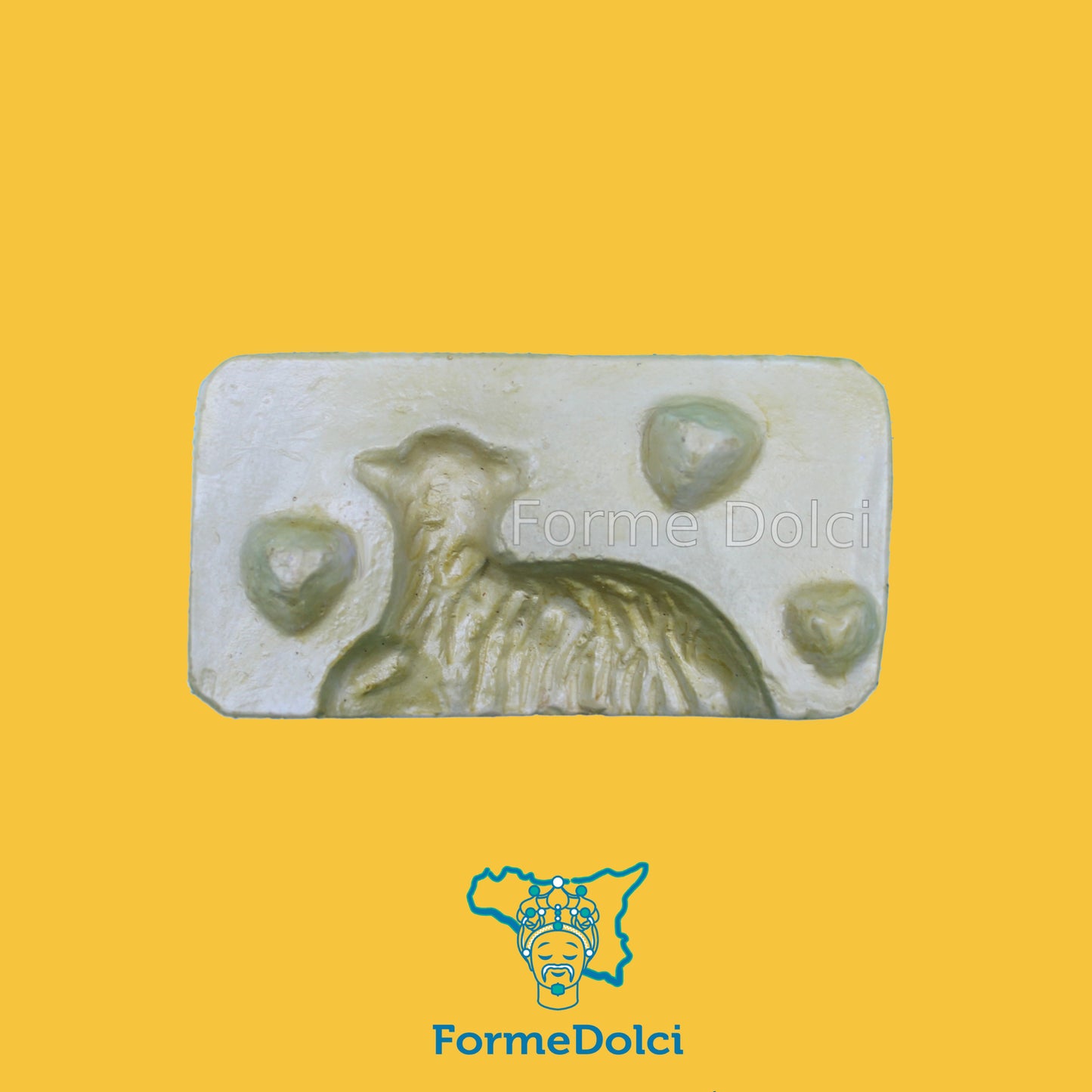 Stampi in gesso - Agnello pasquale 25g