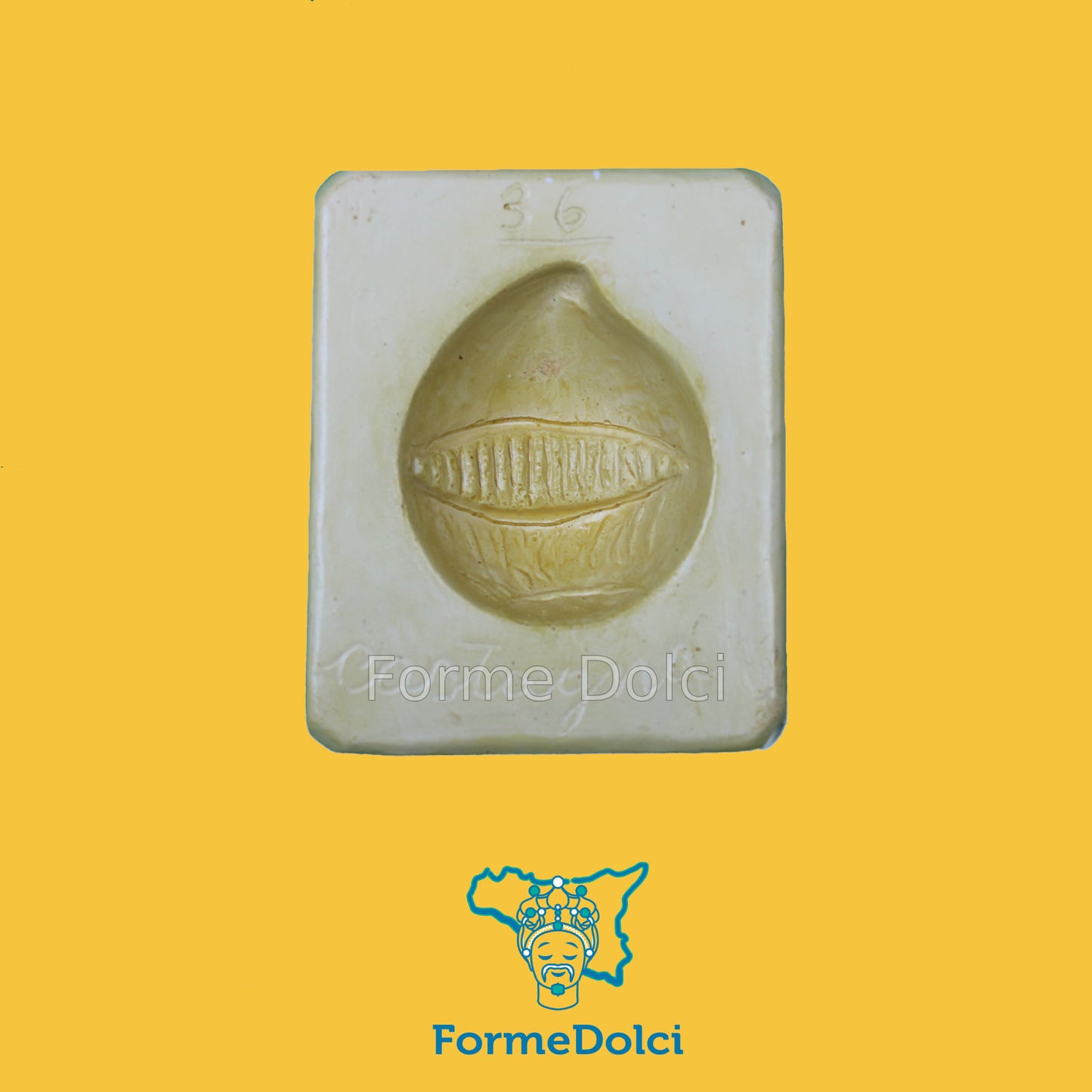 Stampo in gesso - Castagna