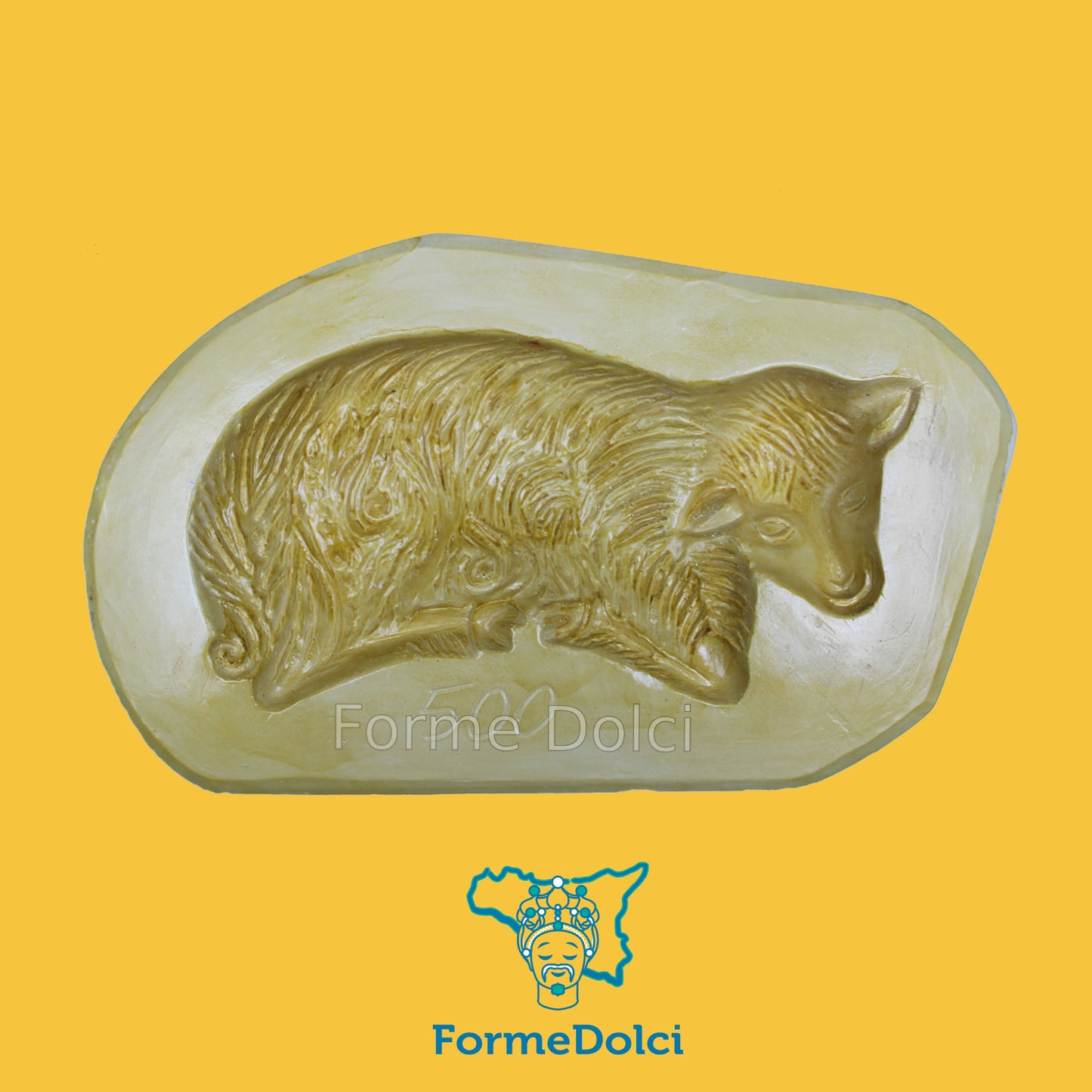 Stampo in gesso - Agnello pasquale da forno 500g