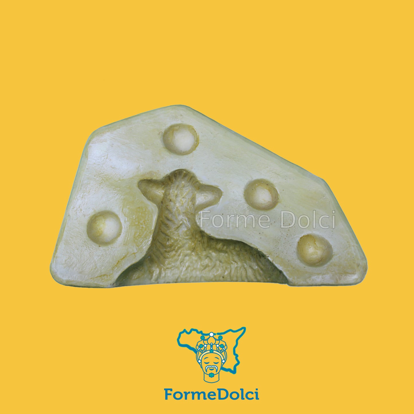 Stampi in gesso - Agnello pasquale 50g