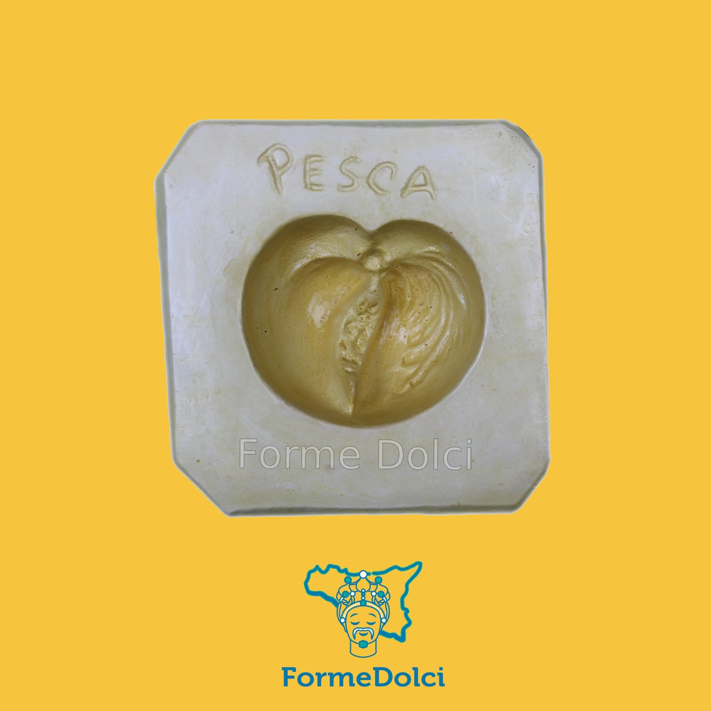 Stampo in gesso - Pesca con osso grande