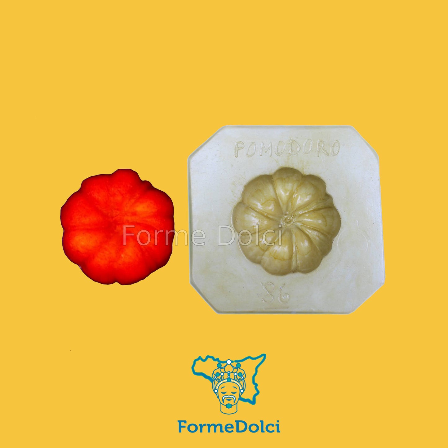 Stampo in gesso - Pomodoro medio