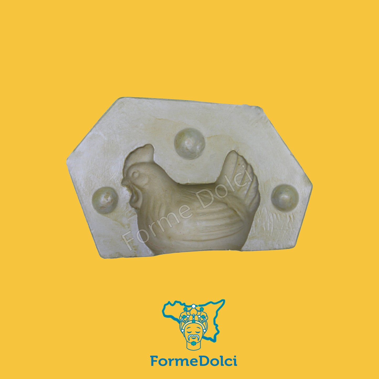 Stampi in gesso - Gallina grande
