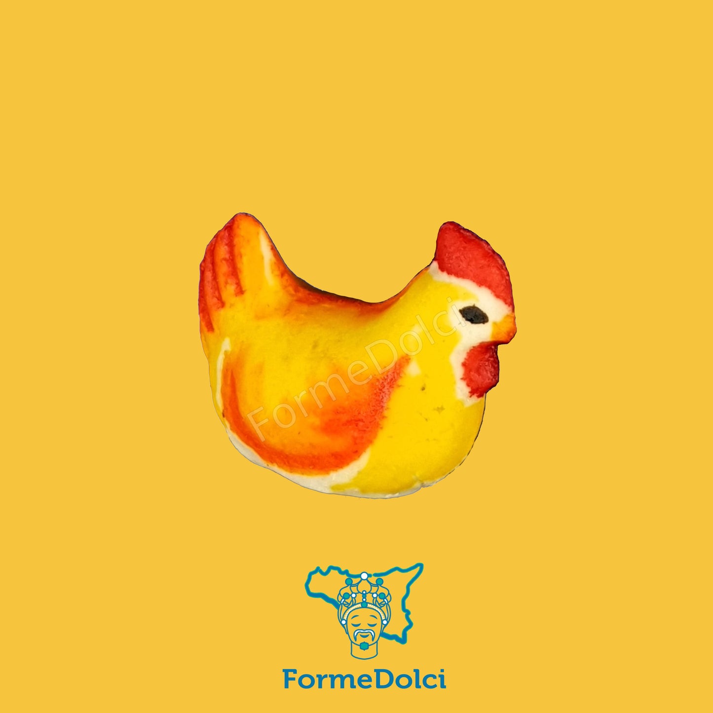 Stampi in gesso - Gallina grande