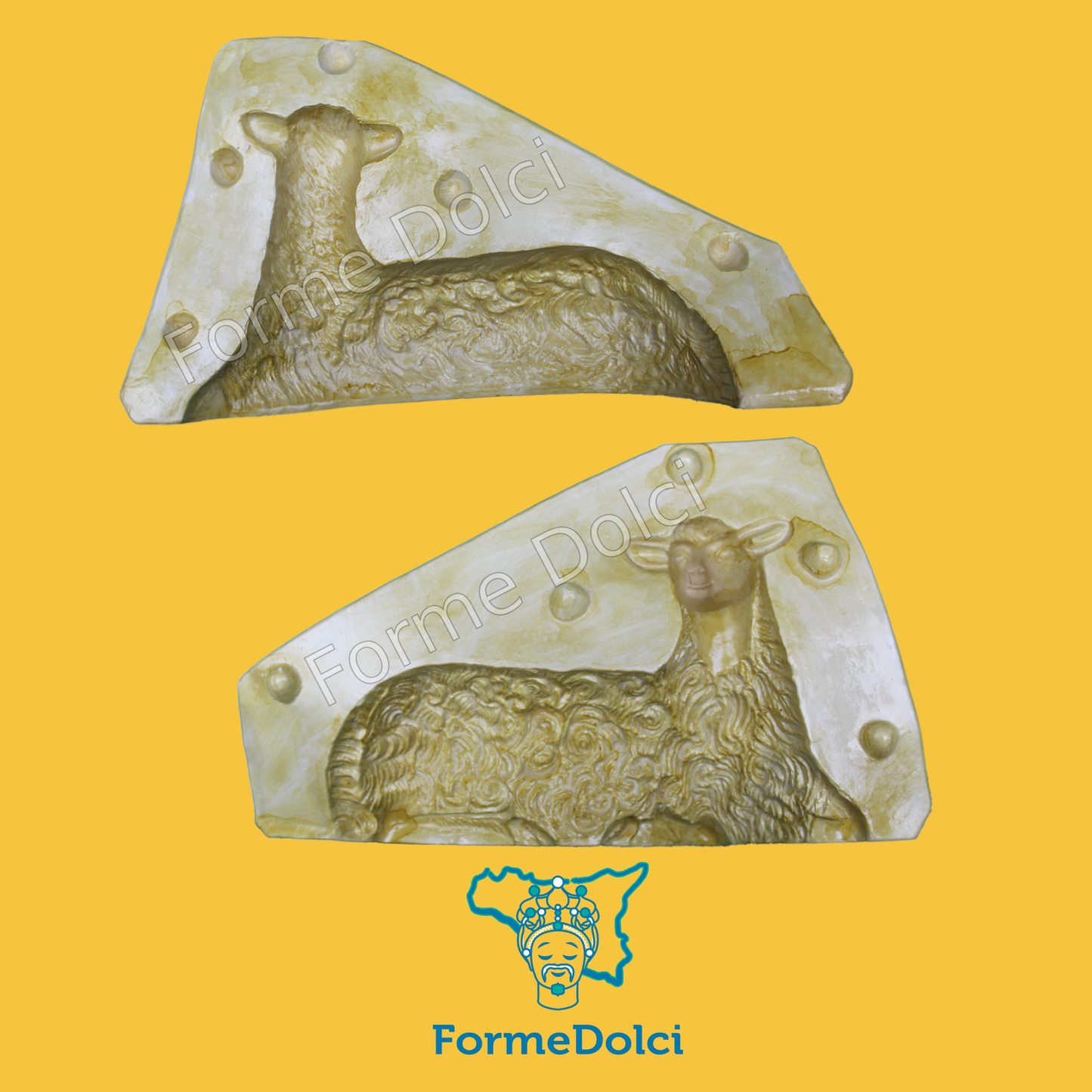 Stampi in gesso - Agnello pasquale 2kg