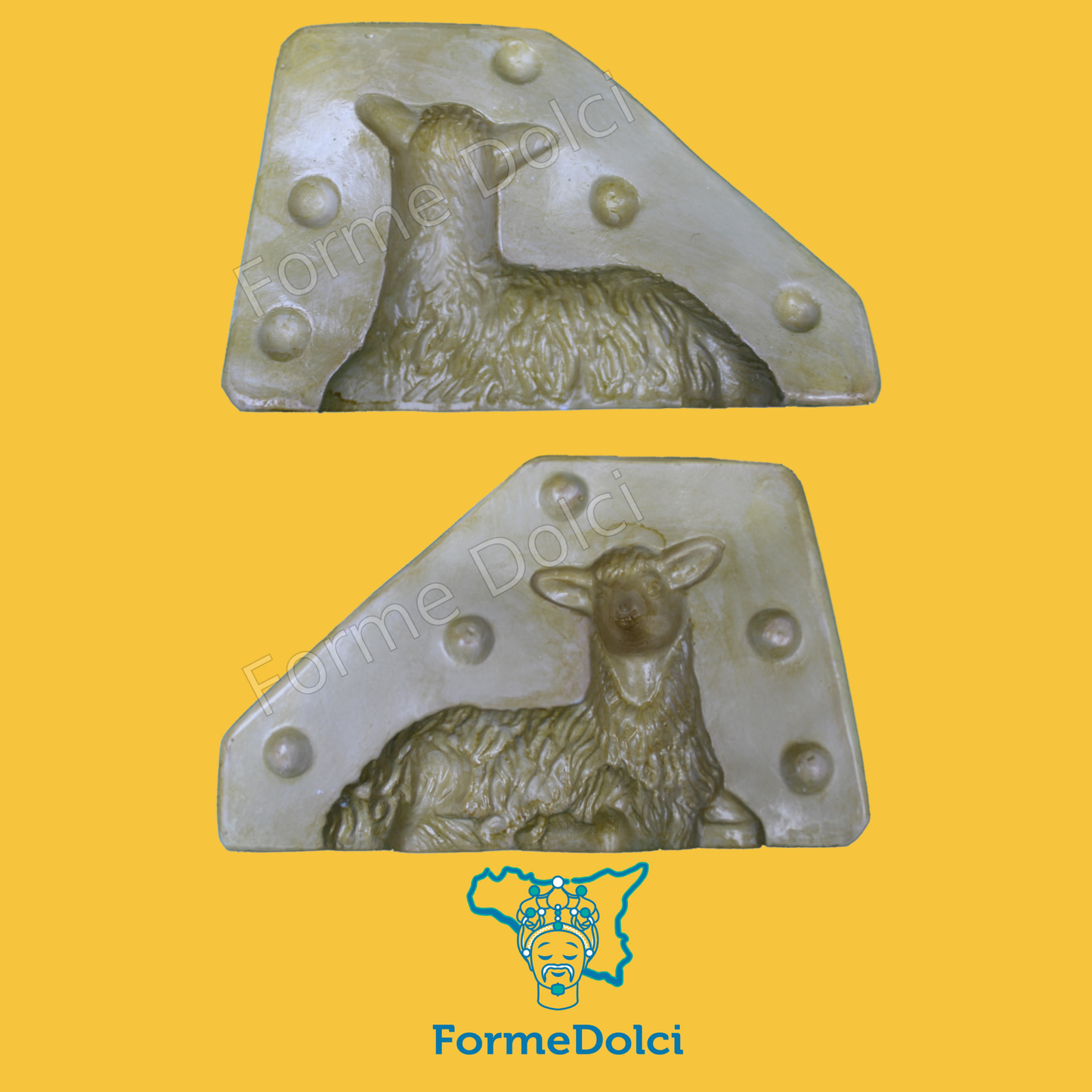 Stampi in gesso - Agnello pasquale 200g