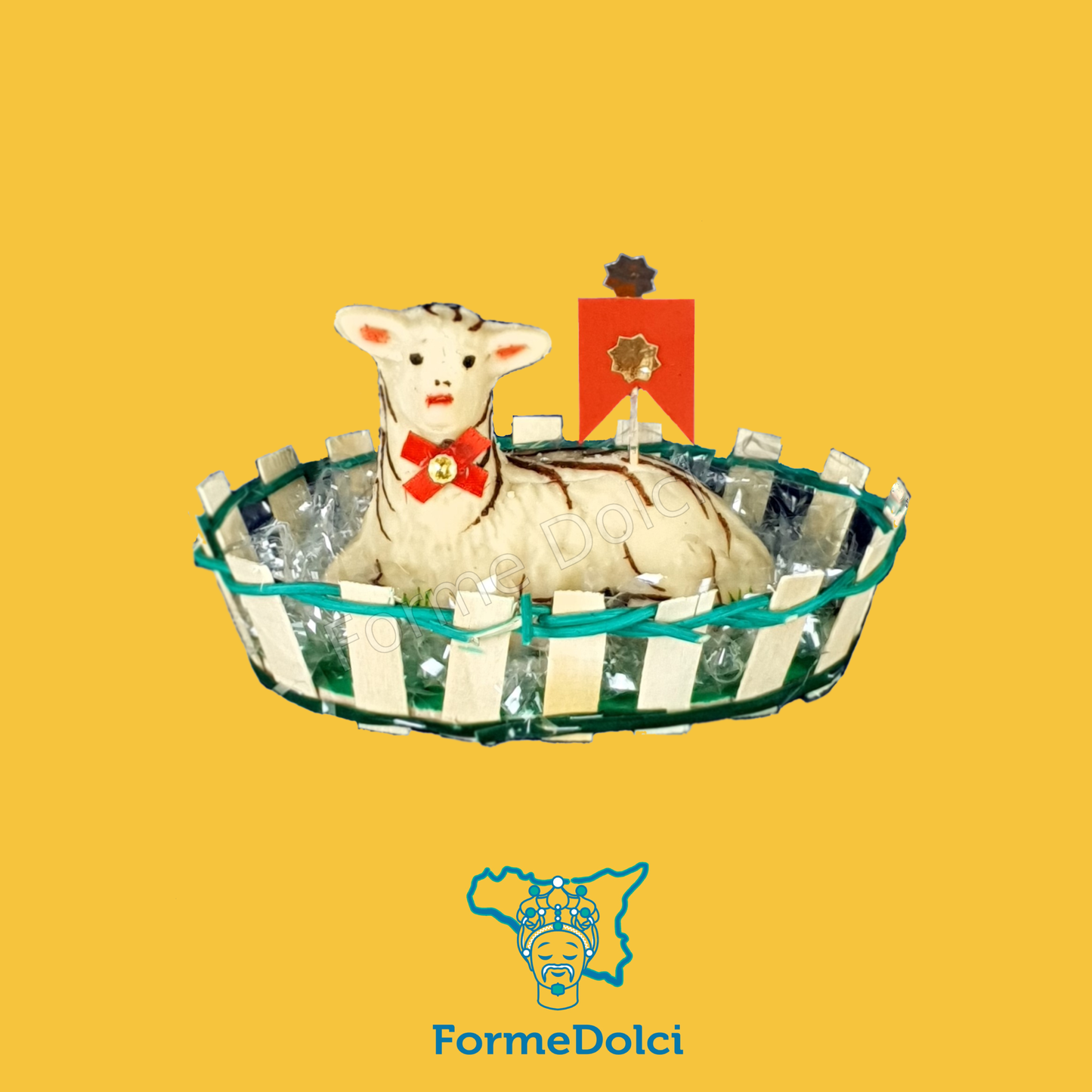 Stampi in gesso - Agnello pasquale 250g