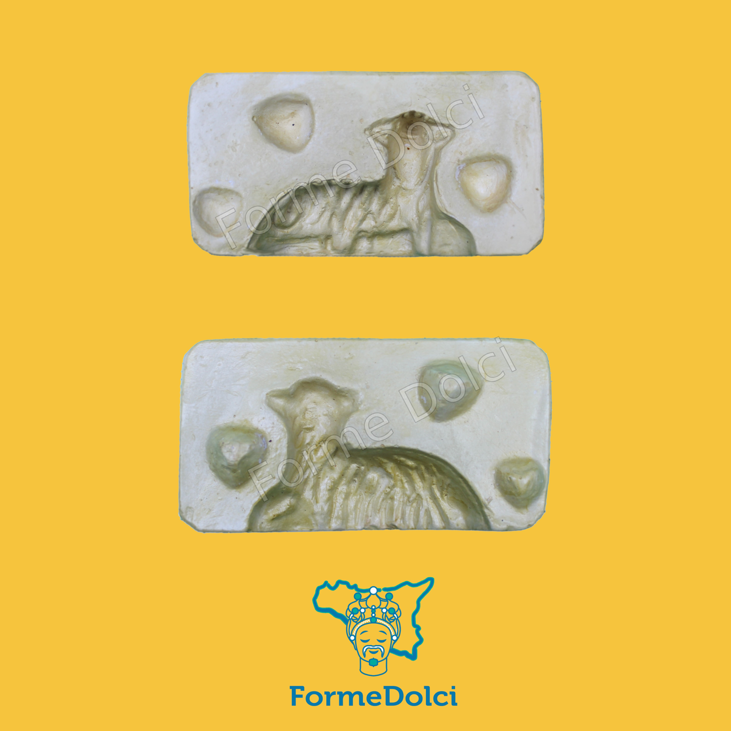 Stampi in gesso - Agnello pasquale 25g