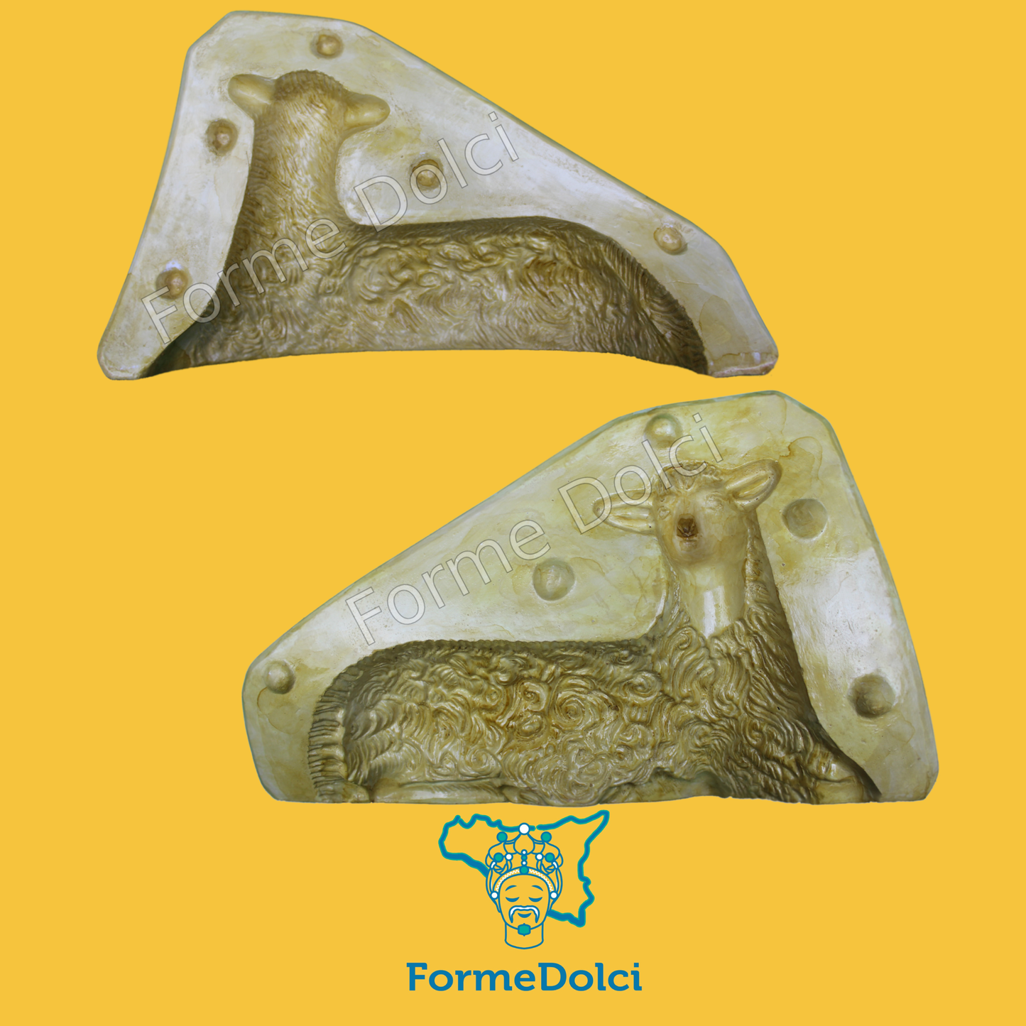 Stampi in gesso - Agnello pasquale 3kg