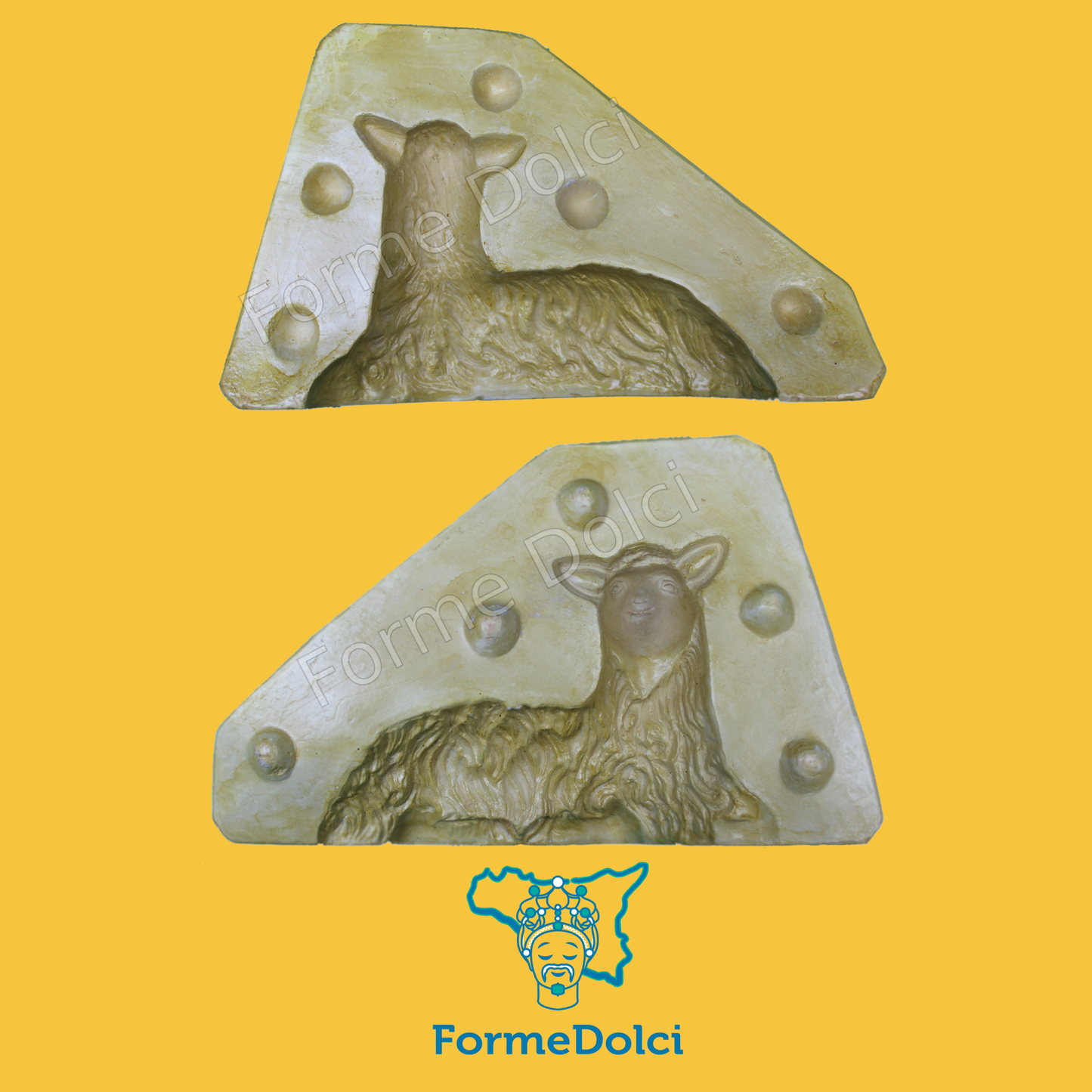 Stampi in gesso - Agnello pasquale 500g