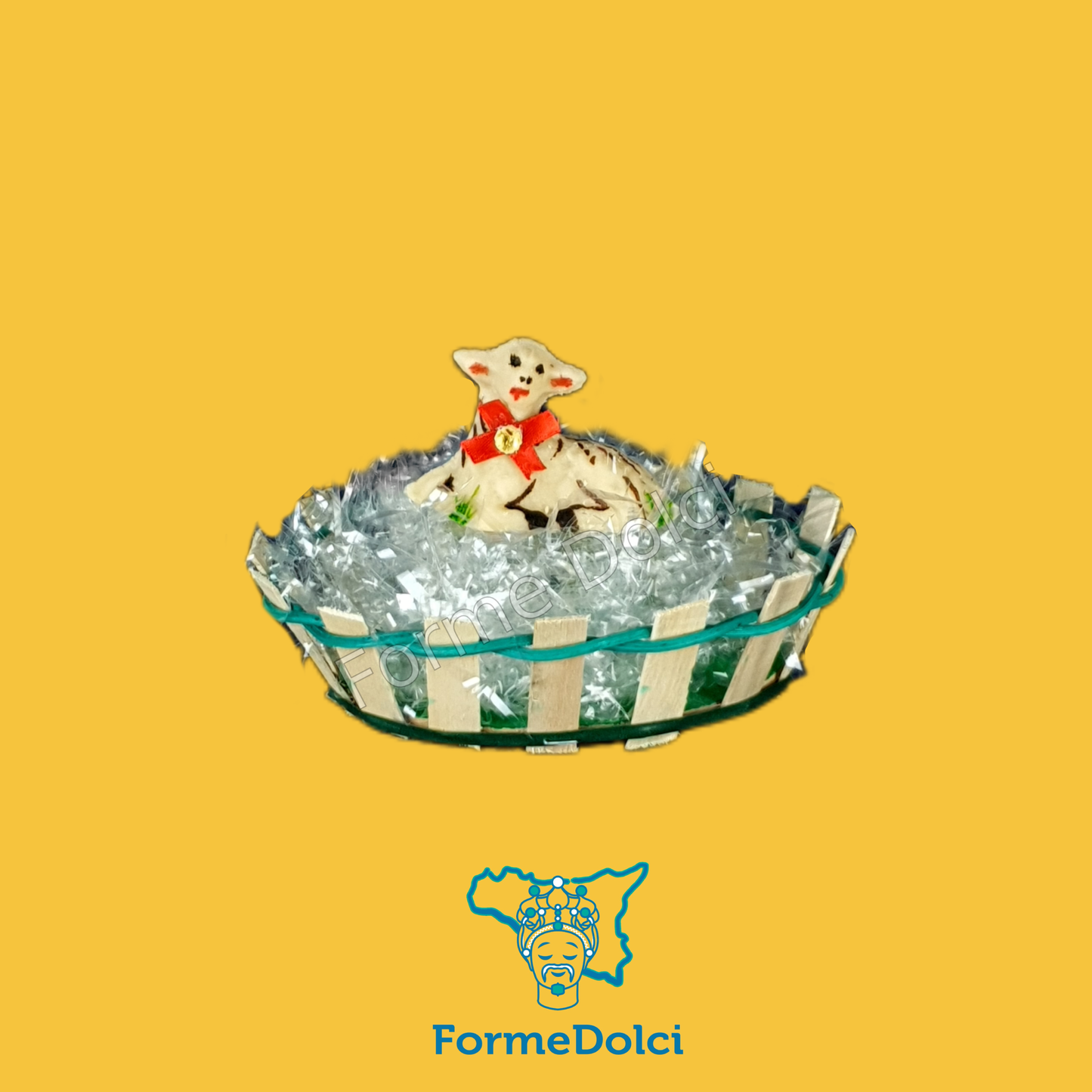 Stampi in gesso - Agnello pasquale 50g