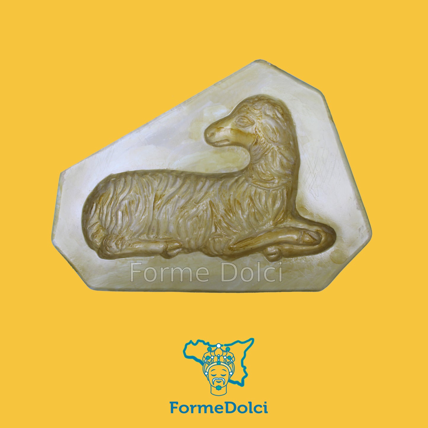 Stampo in gesso - Agnello pasquale da forno 1kg