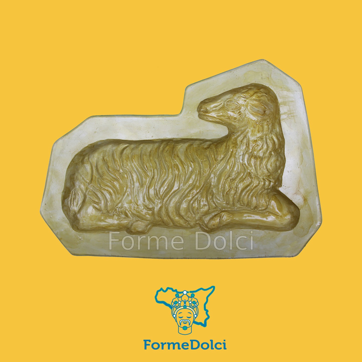 Stampo in gesso - Agnello pasquale da forno 2kg