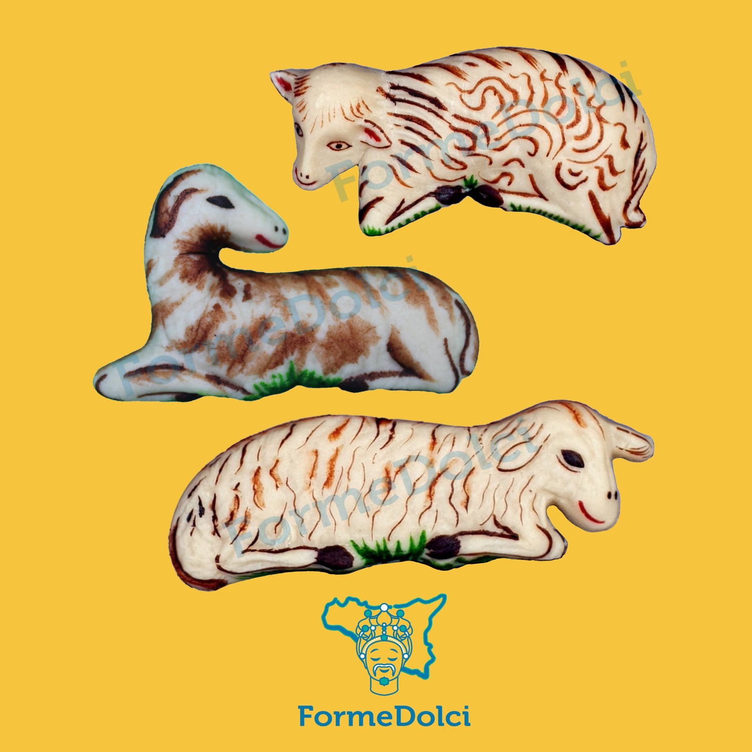 Stampi 3D - Agnelli pasquali da forno
