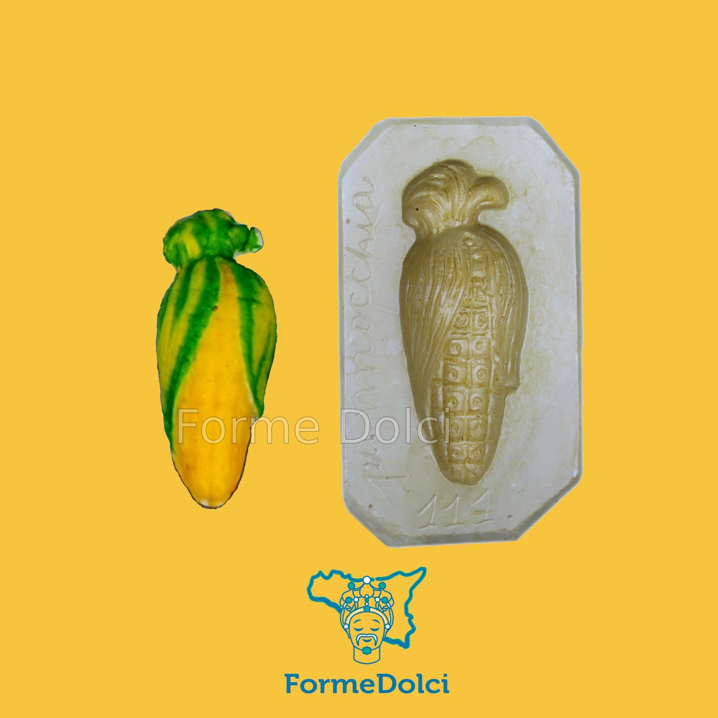 Stampo in gesso - Pannocchia piccola