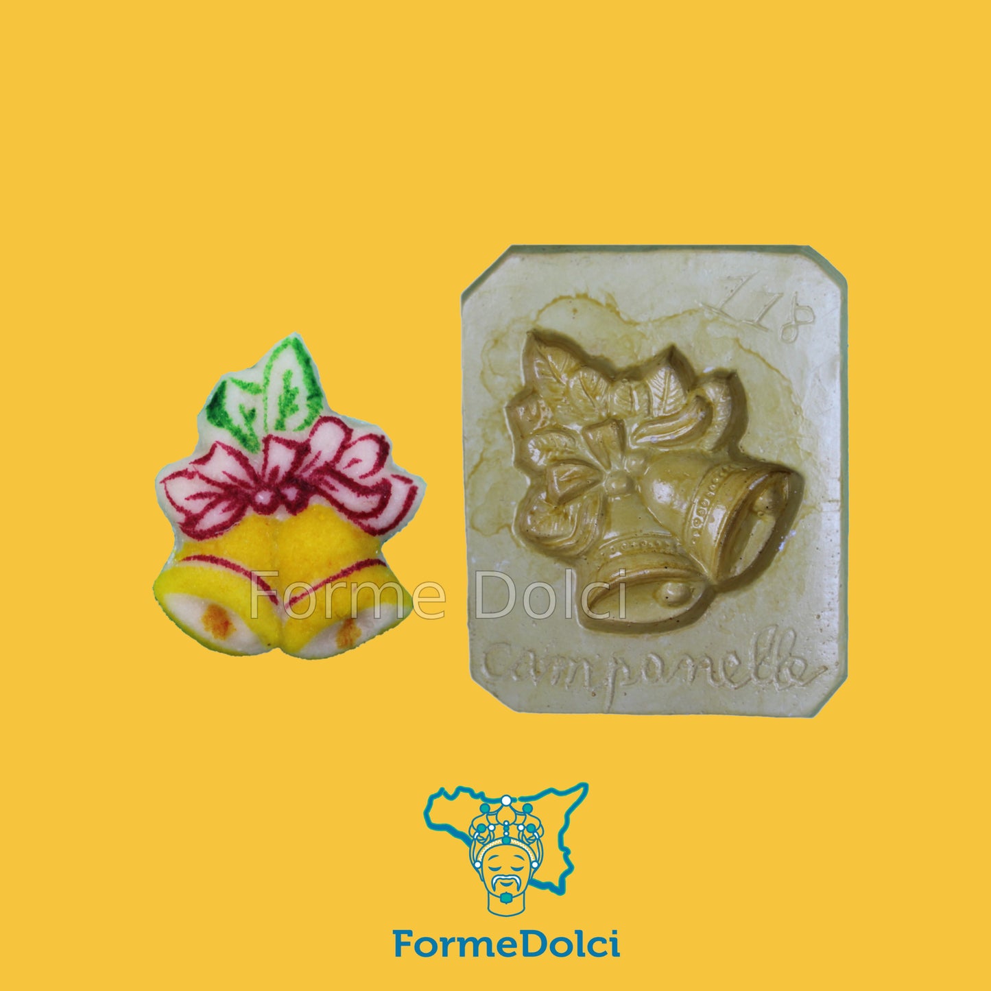 Stampo in gesso - Campane piccole