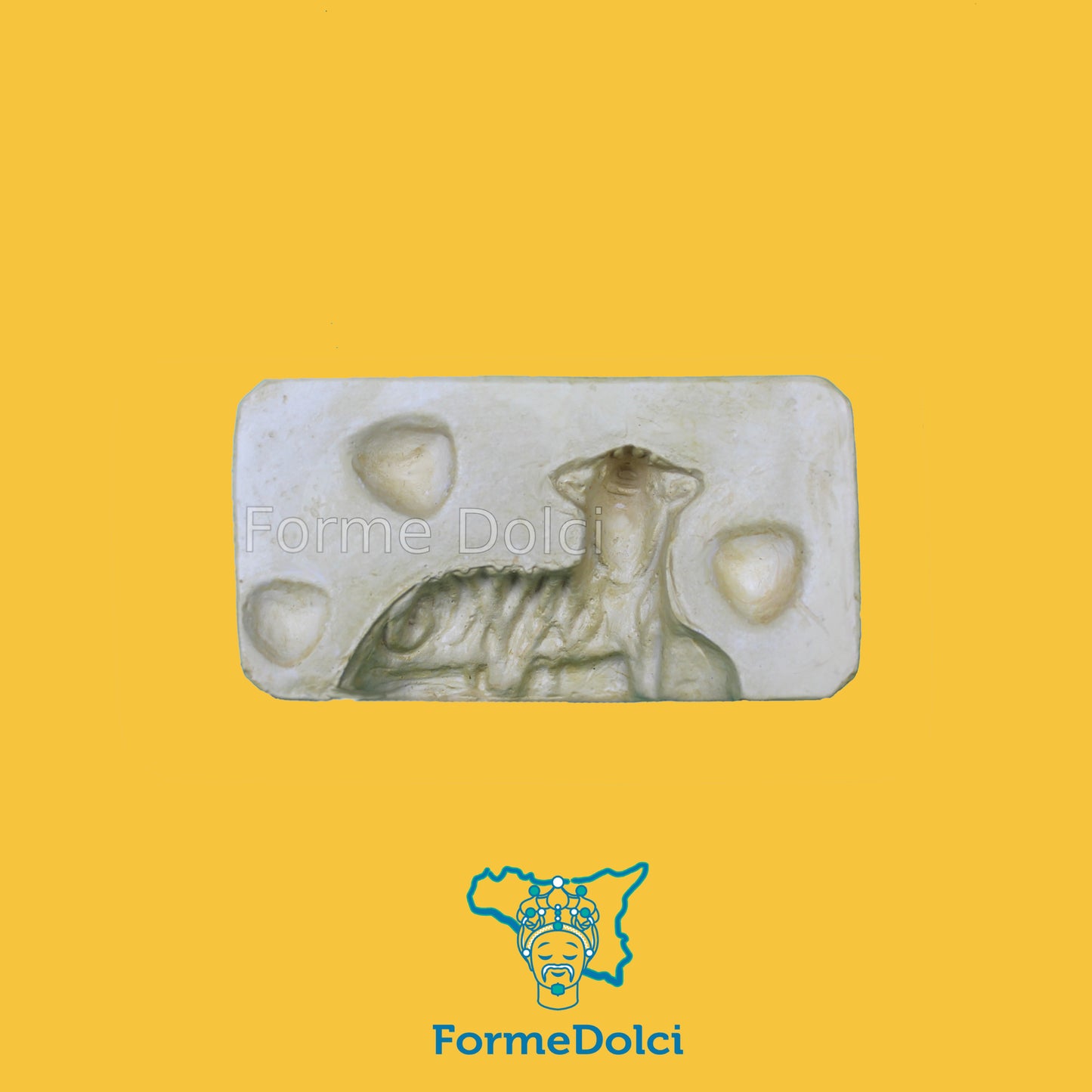 Stampi in gesso - Agnello pasquale 25g