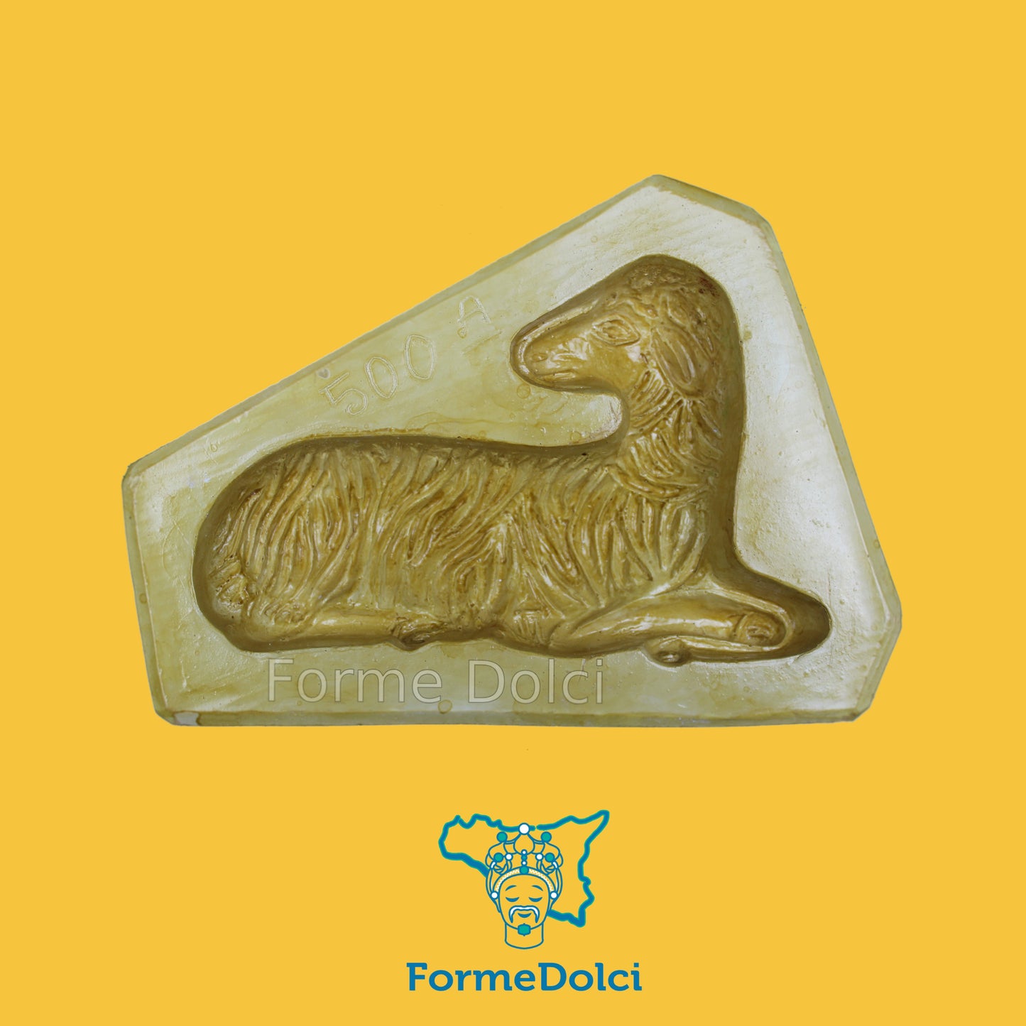 Stampo in gesso - Agnello pasquale da forno 500g
