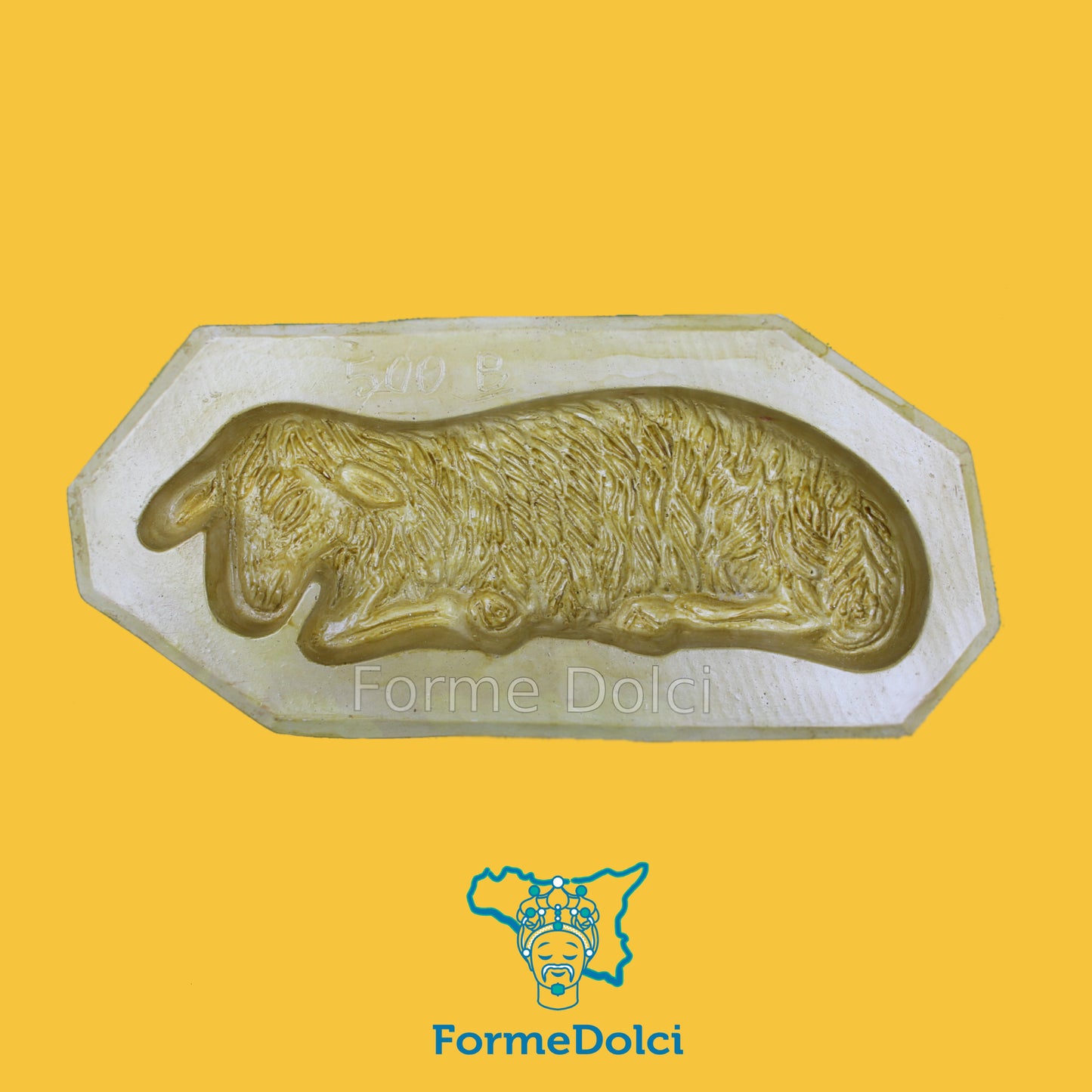 Stampo in gesso - Agnello pasquale da forno 500g