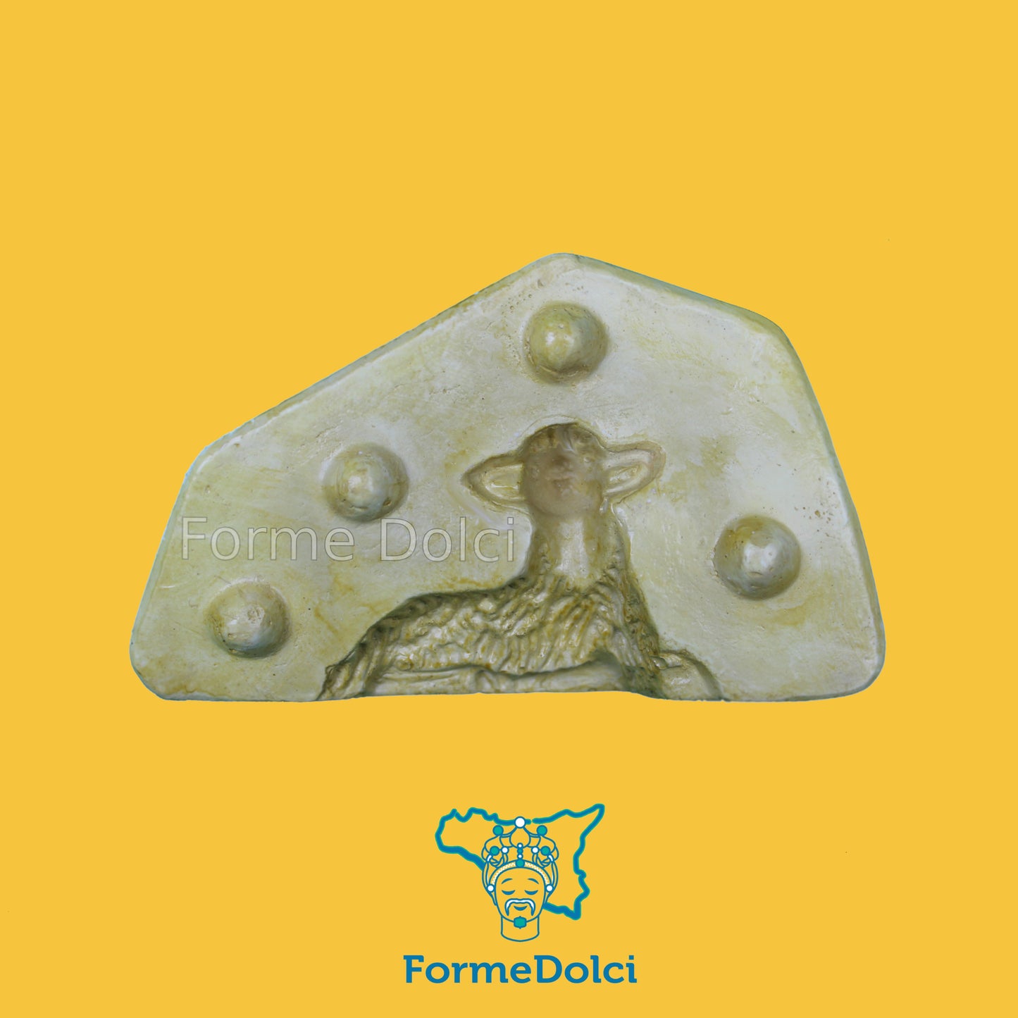 Stampi in gesso - Agnello pasquale 50g