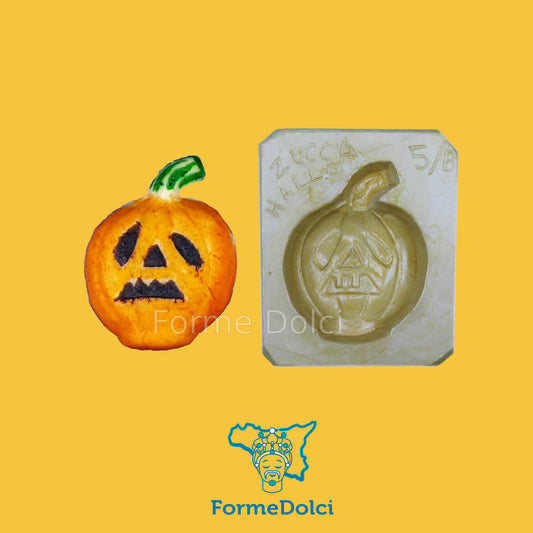 Stampo in gesso - Zucca di halloween