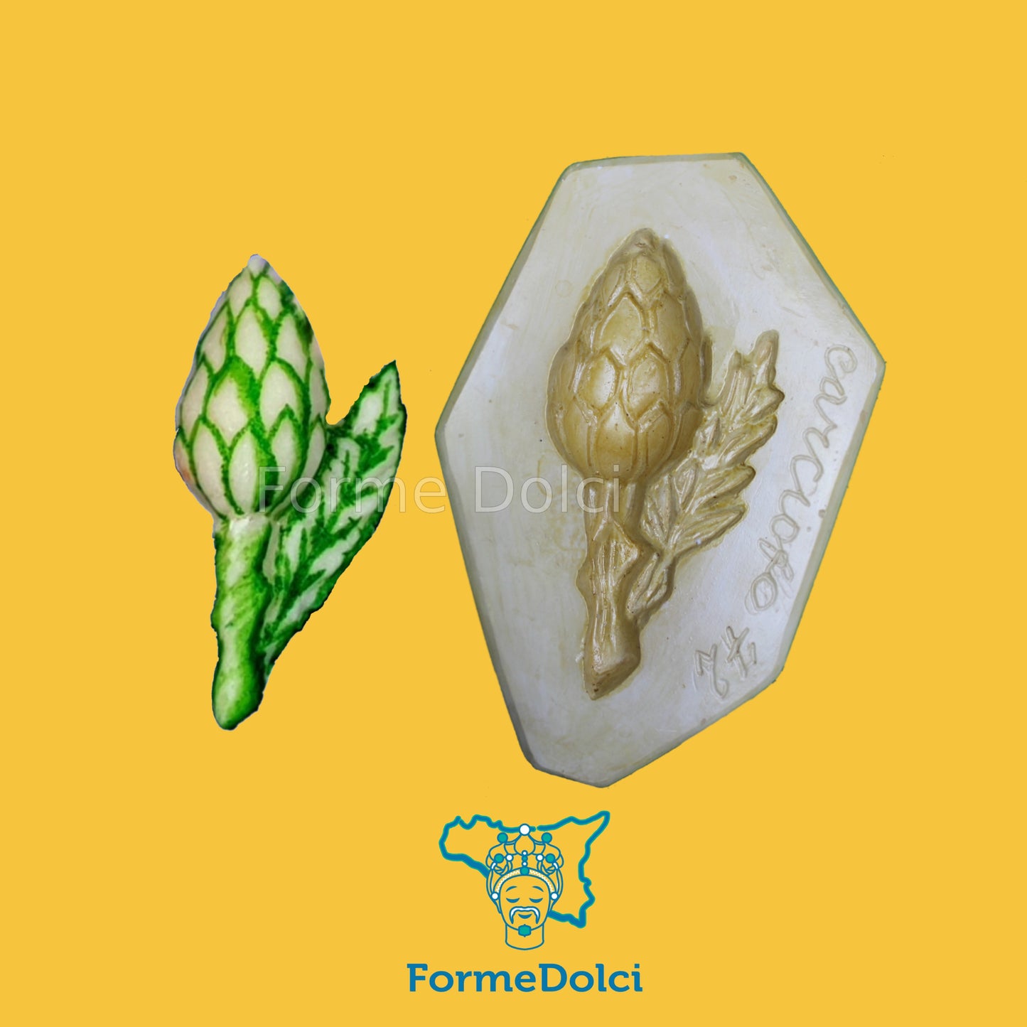 Stampo in gesso - Carciofo piccolo