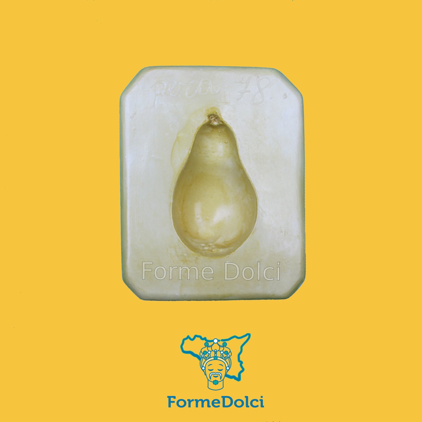 Stampo in gesso - Pera piccola