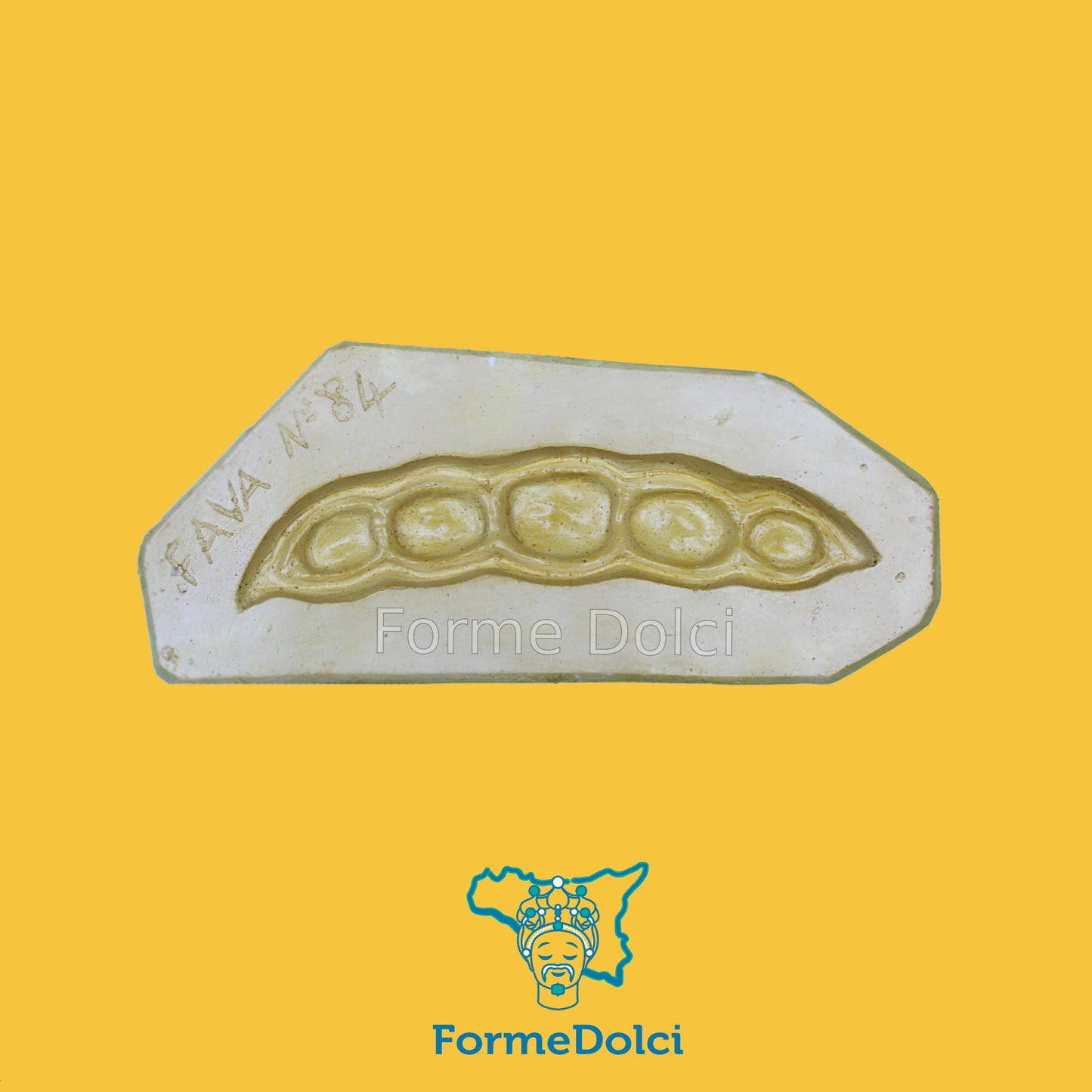 Stampo in gesso - Fava grande
