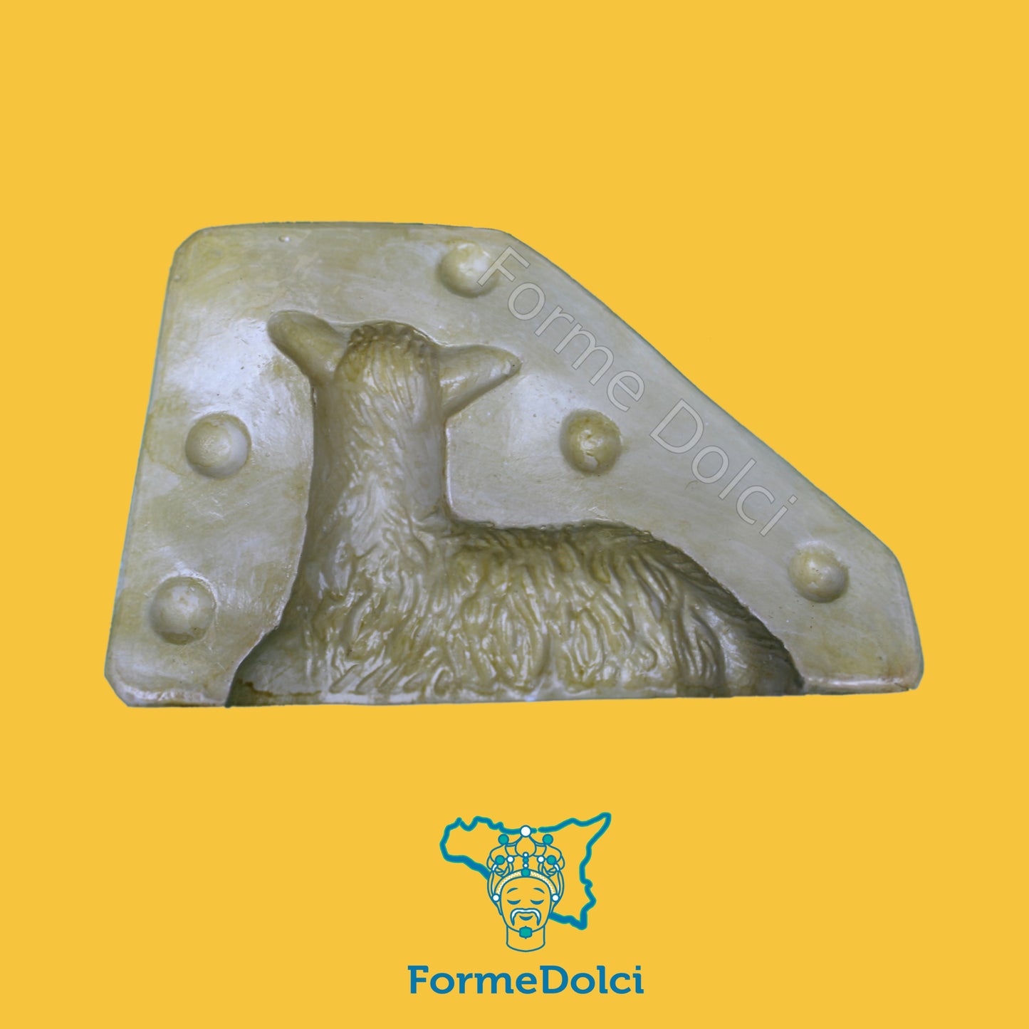 Stampi in gesso - Agnello pasquale 200g