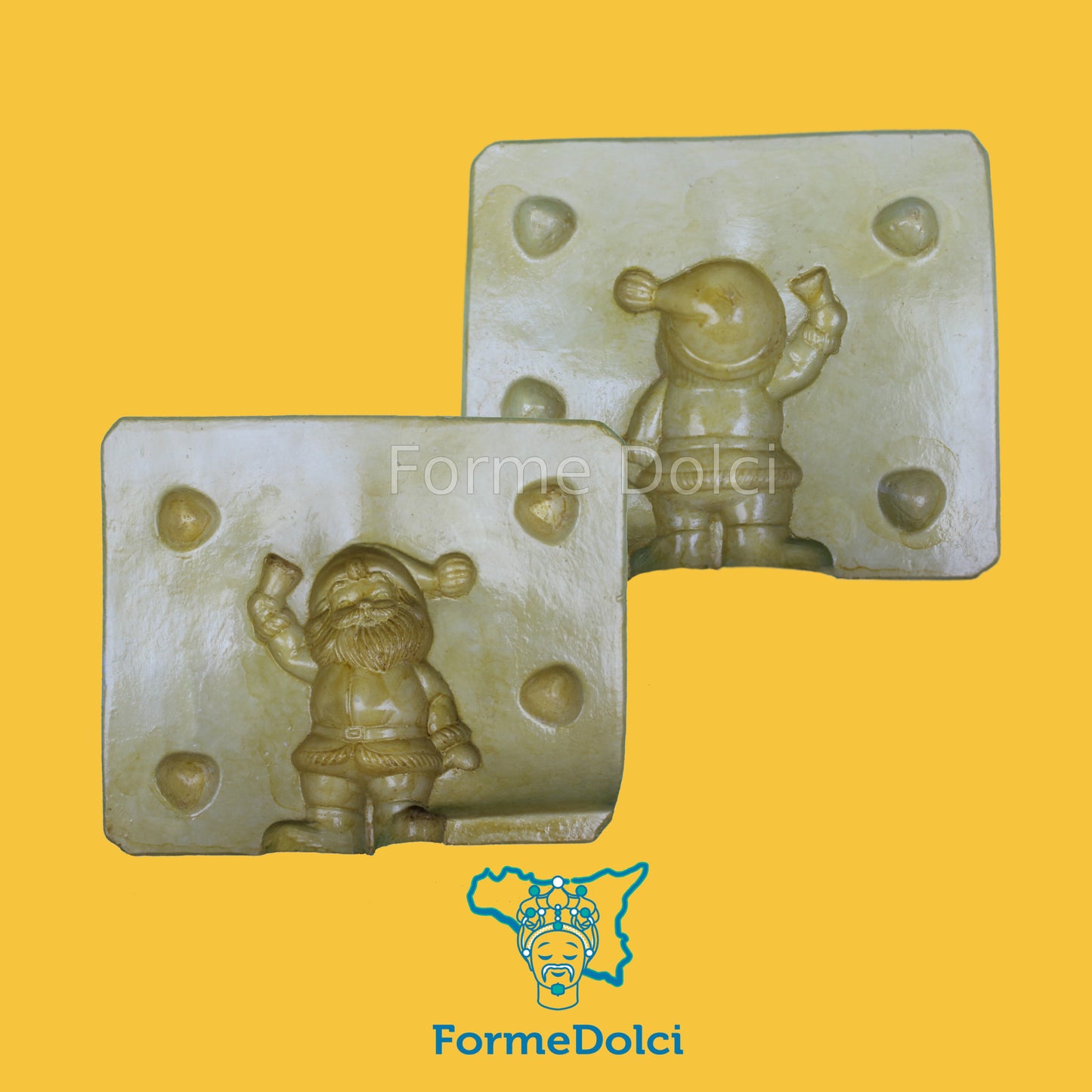 Stampo in gesso - Babbo natale