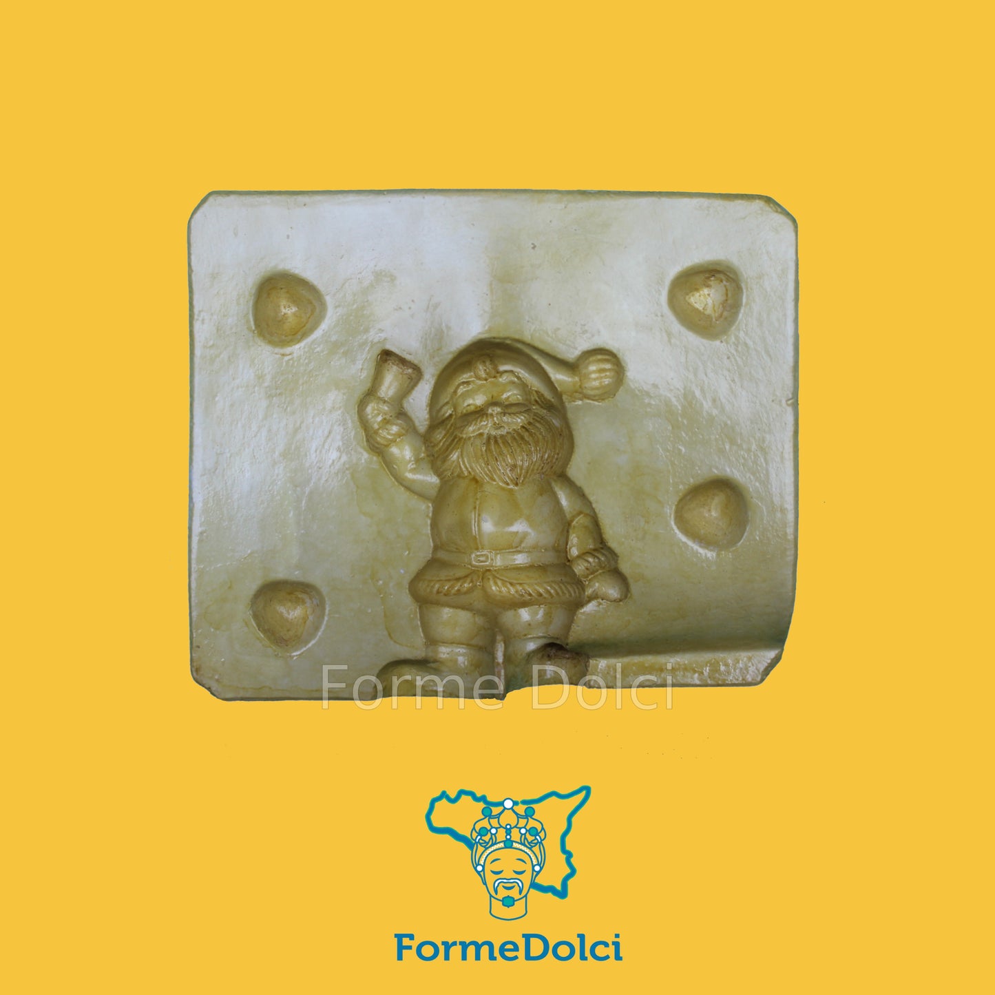 Stampo in gesso - Babbo natale