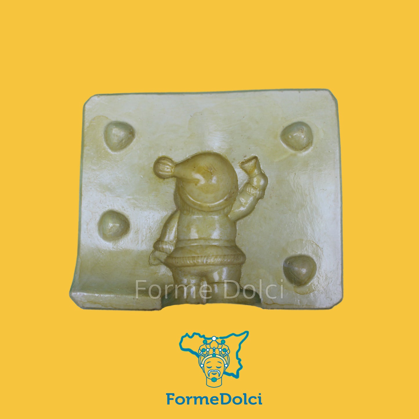 Stampo in gesso - Babbo natale