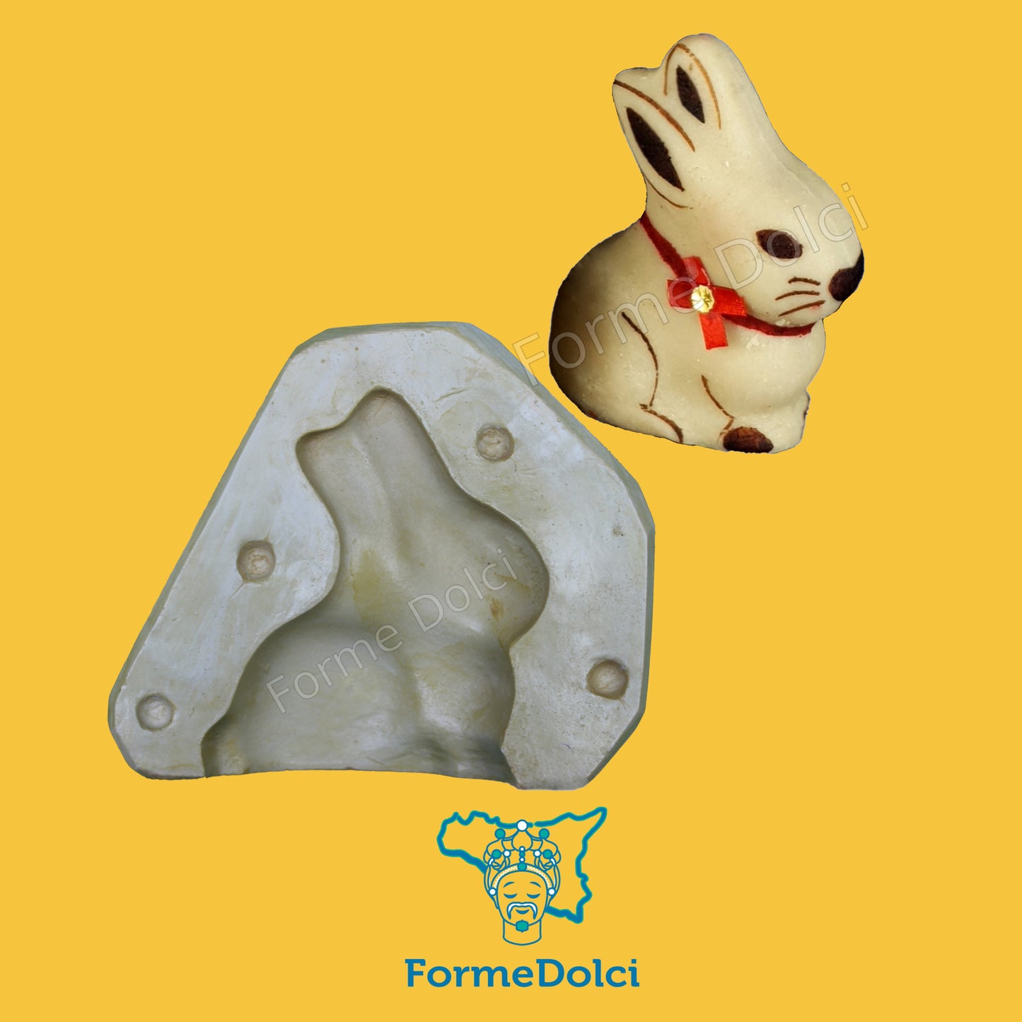 Stampi in gesso - Coniglio