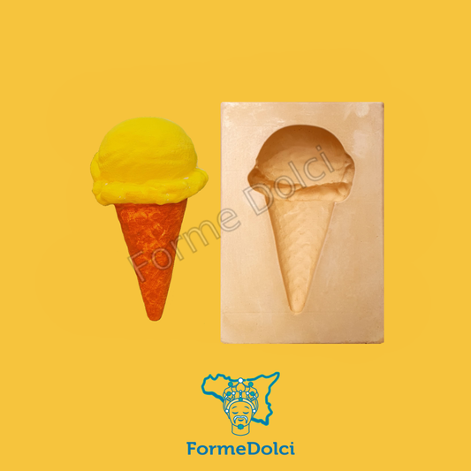 Stampo in gesso - Cono gelato