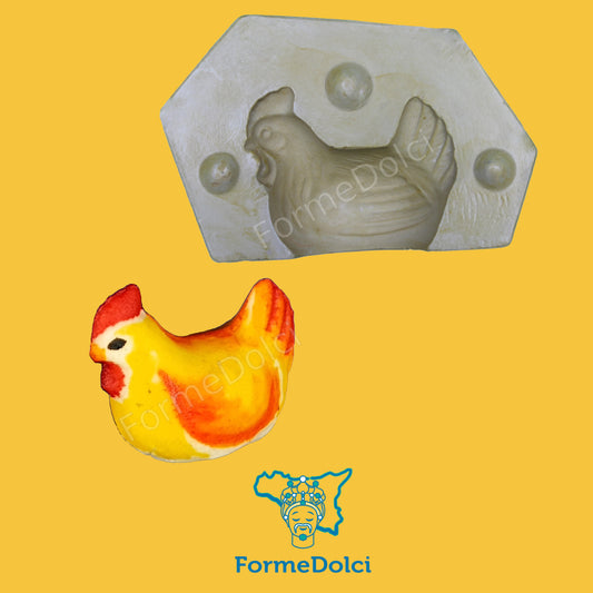 Stampi in gesso - Gallina grande