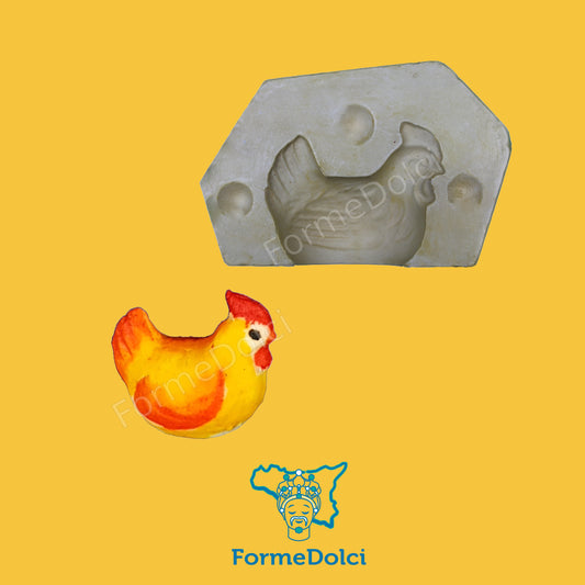 Stampi in gesso - Gallina piccola