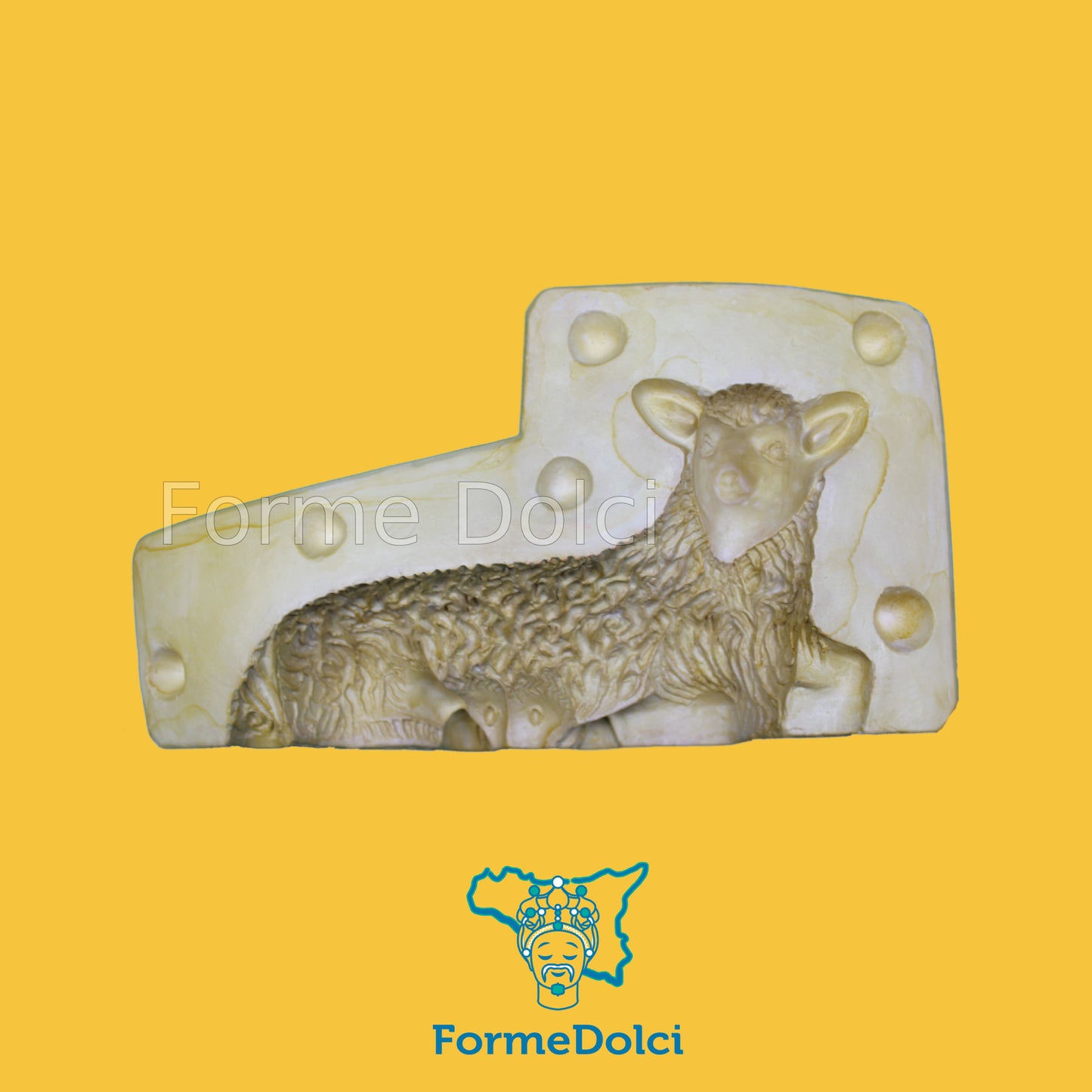 Stampi in gesso - Agnello pasquale 1,3kg