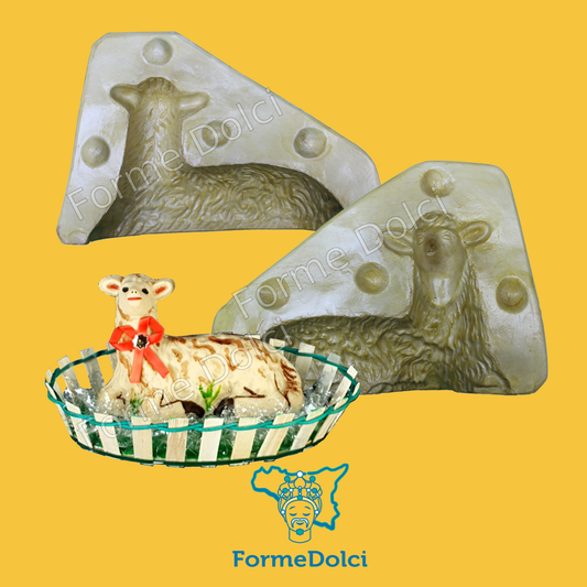 Stampi in gesso - Agnello pasquale 1kg