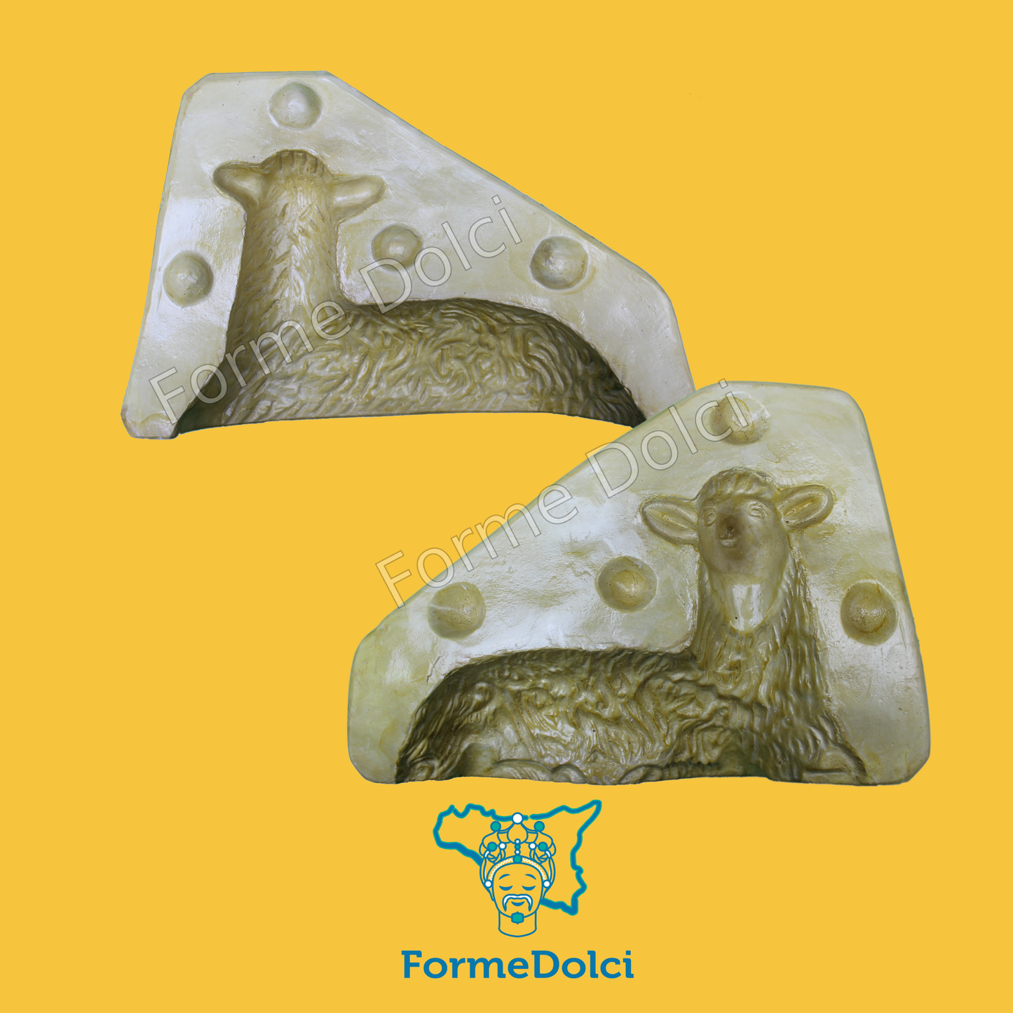 Stampi in gesso - Agnello pasquale 1kg