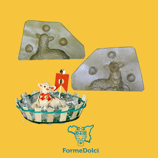 Stampi in gesso - Agnello pasquale 100g