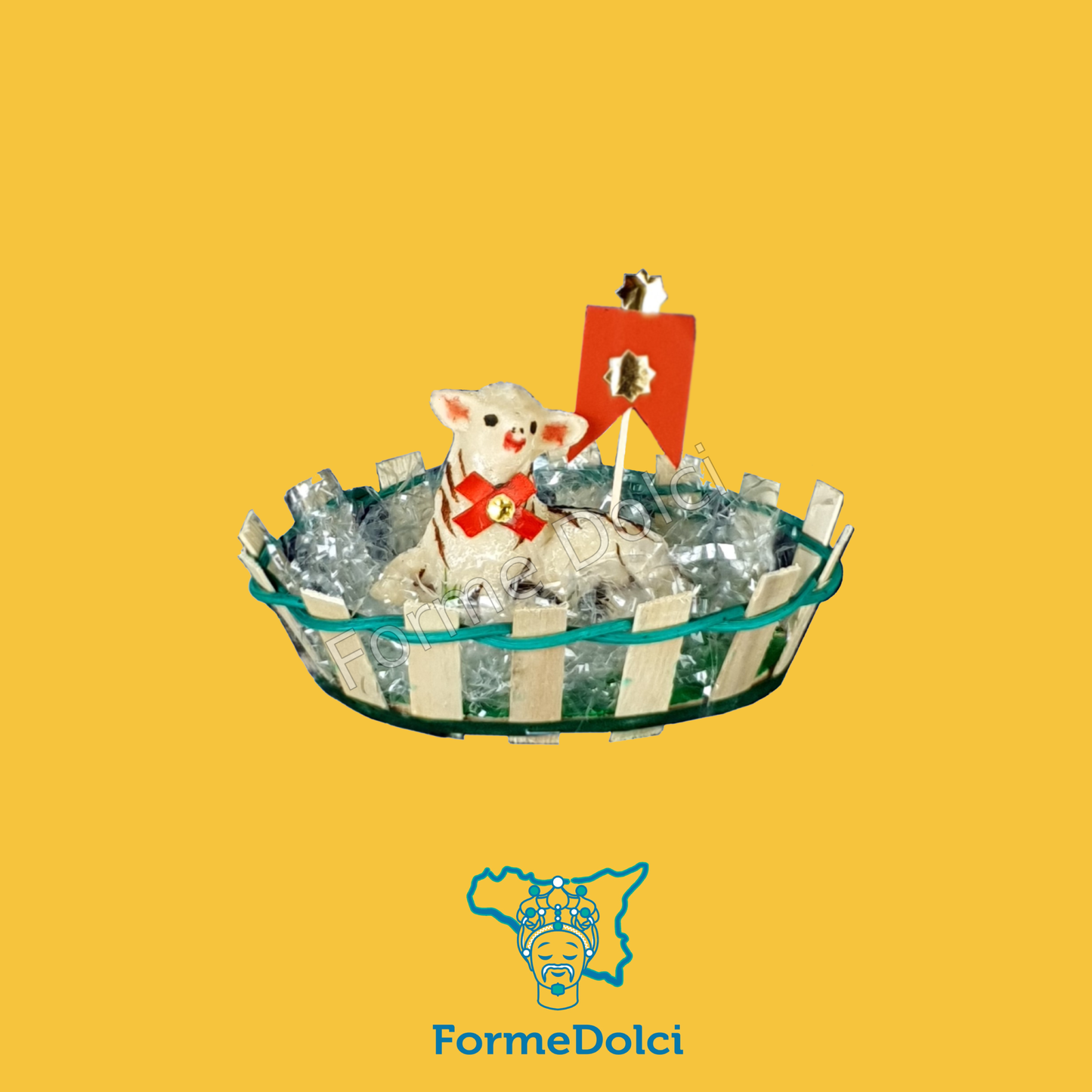 Stampi in gesso - Agnello pasquale 100g