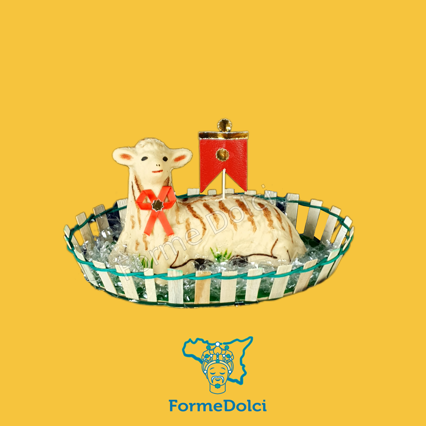 Stampi in gesso - Agnello pasquale 1,3kg